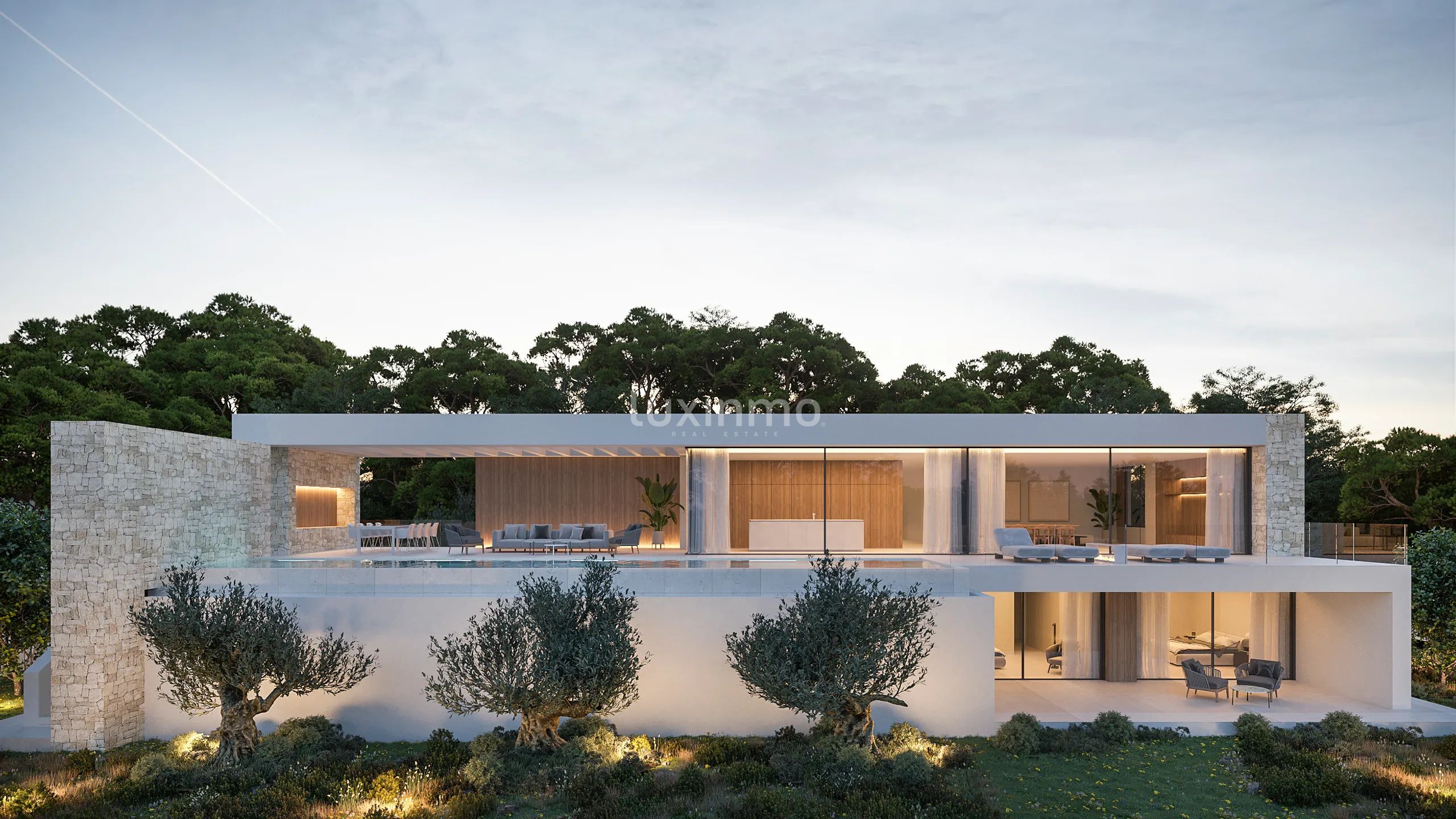 Lyxigt modernt fristående hus med fantastisk havsutsikt i Partidas, Moraira — photo 1
