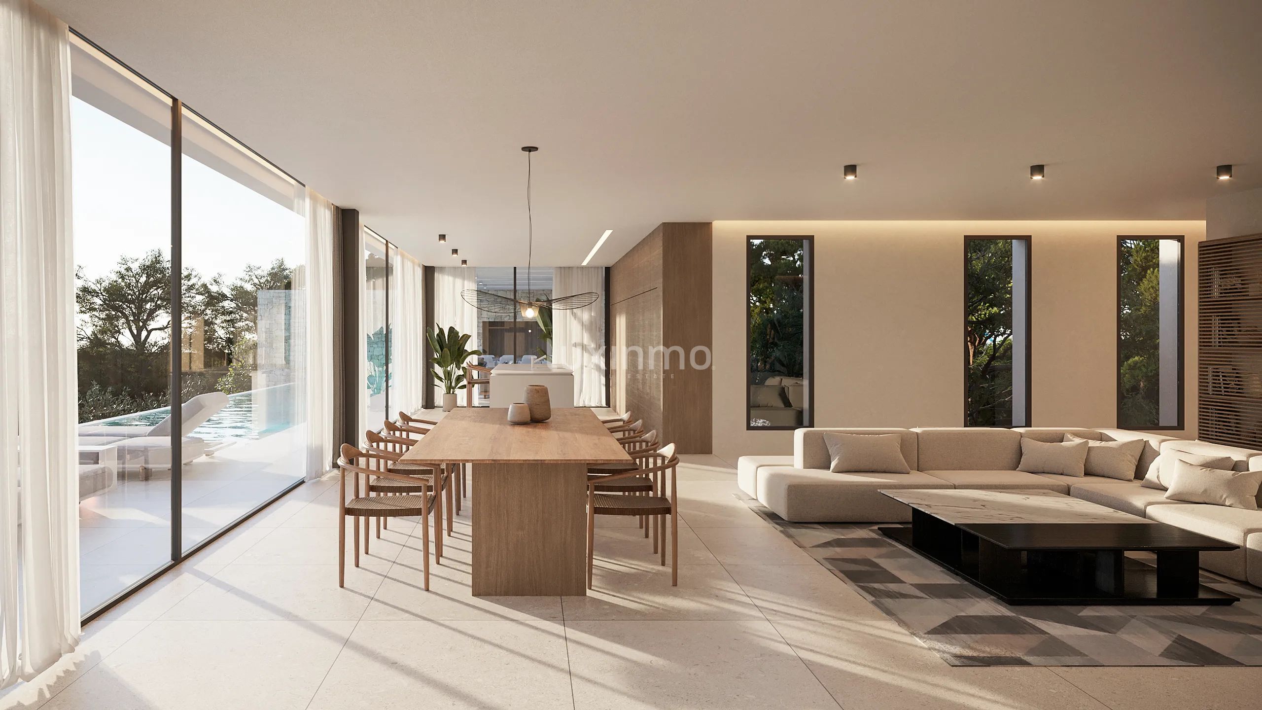 Lyxigt modernt fristående hus med fantastisk havsutsikt i Partidas, Moraira — photo 7