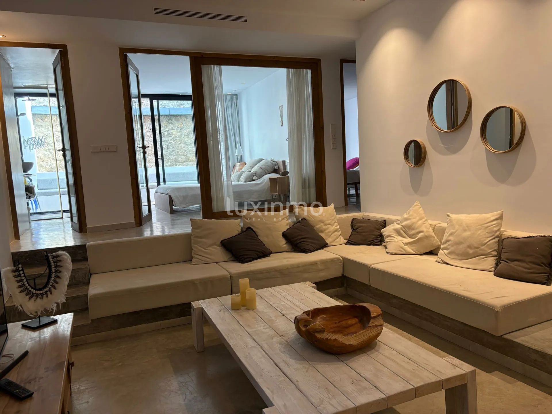 Charming  mediterranean semi-detached house with sunset views in Cala Tarida — photo 20