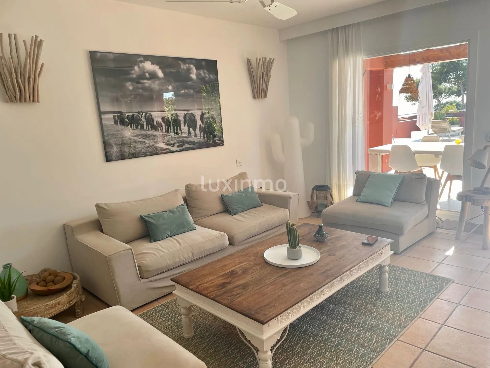 Charming  mediterranean semi-detached house with sunset views in Cala Tarida — photo 10