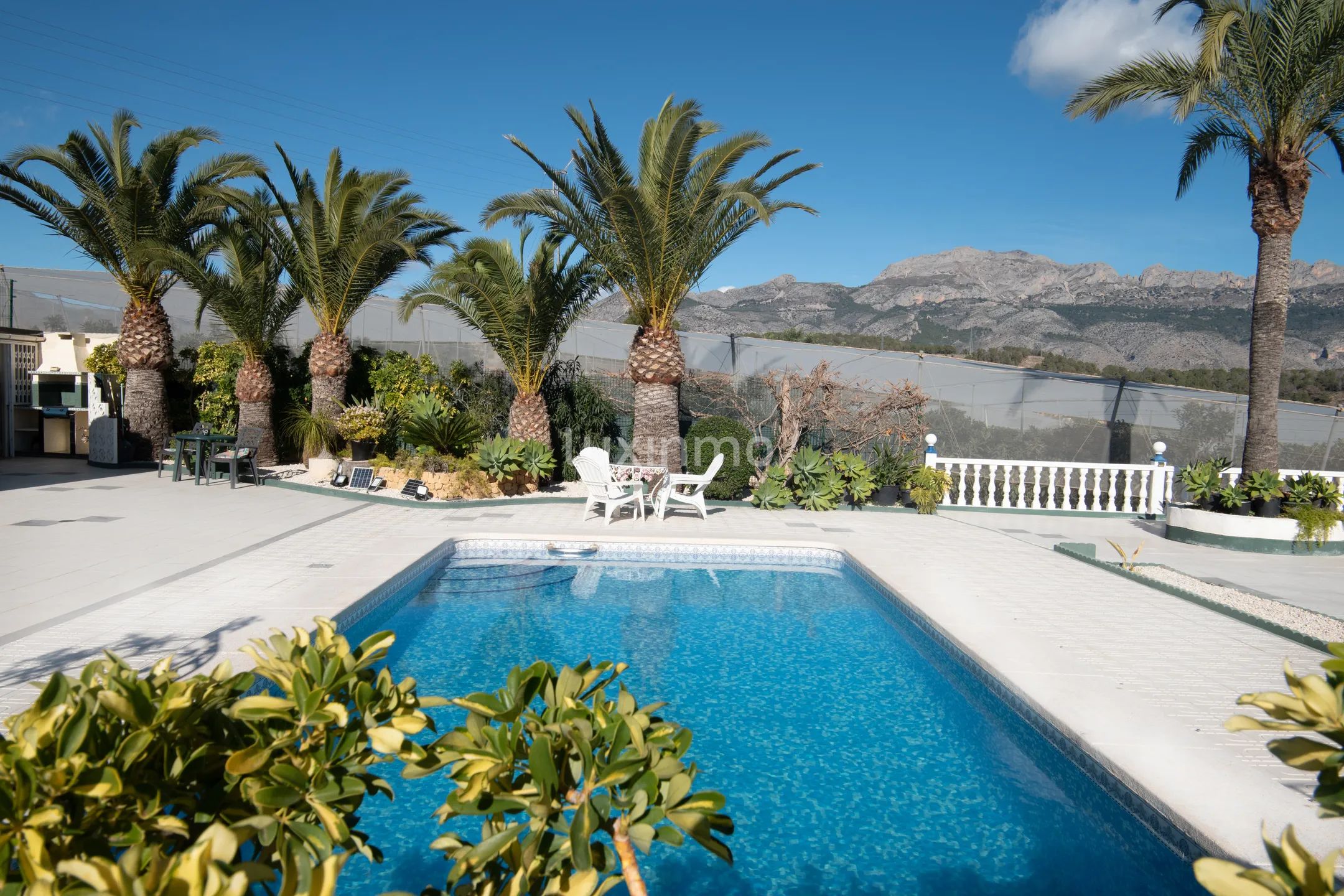 Vrijstaand huis in mediterrane stijl met uitzicht op zee in La Nucia — photo 22