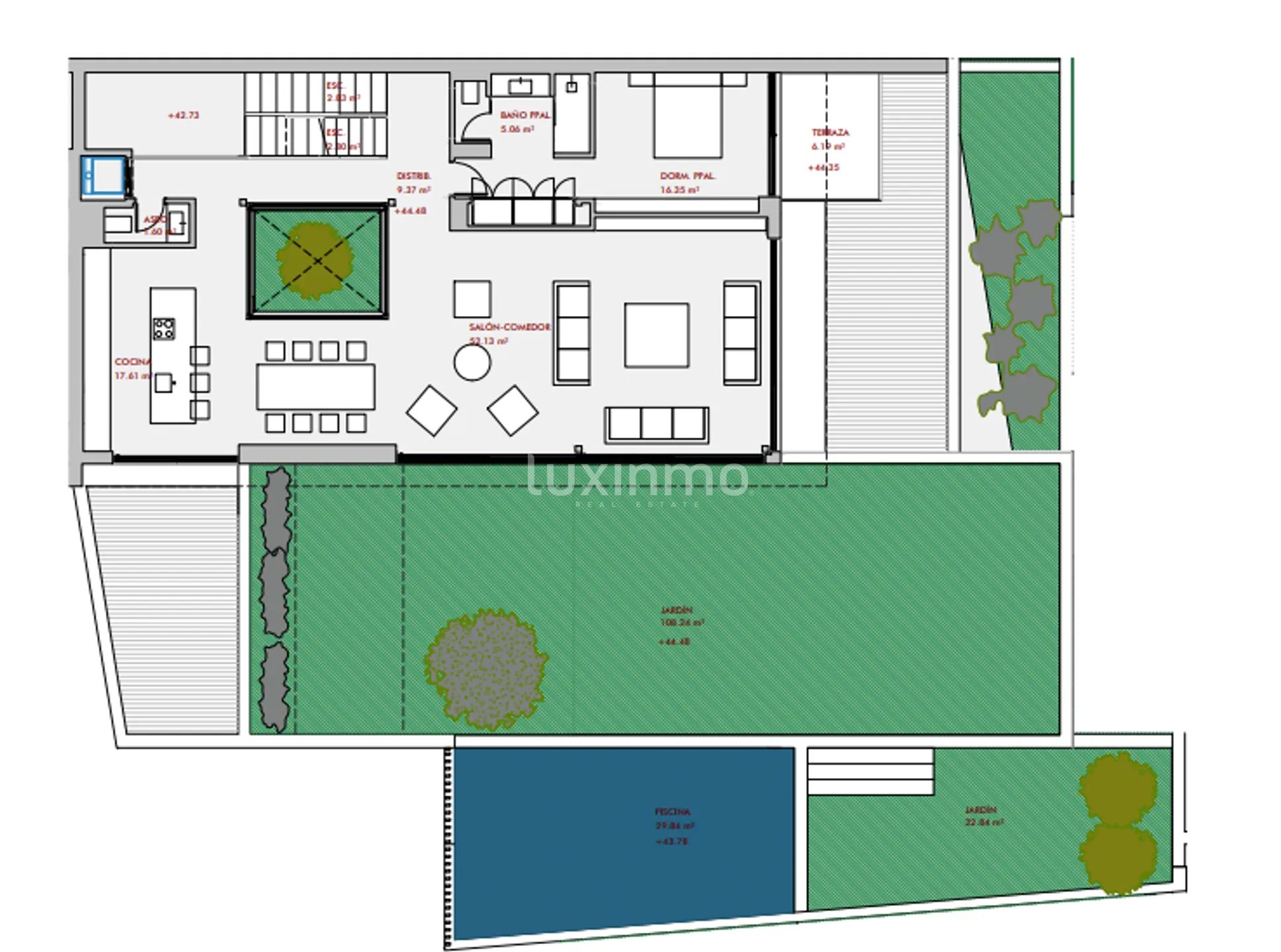 Modern Luxury Villa in Santa Eulalia del Río — Floor Plan 1