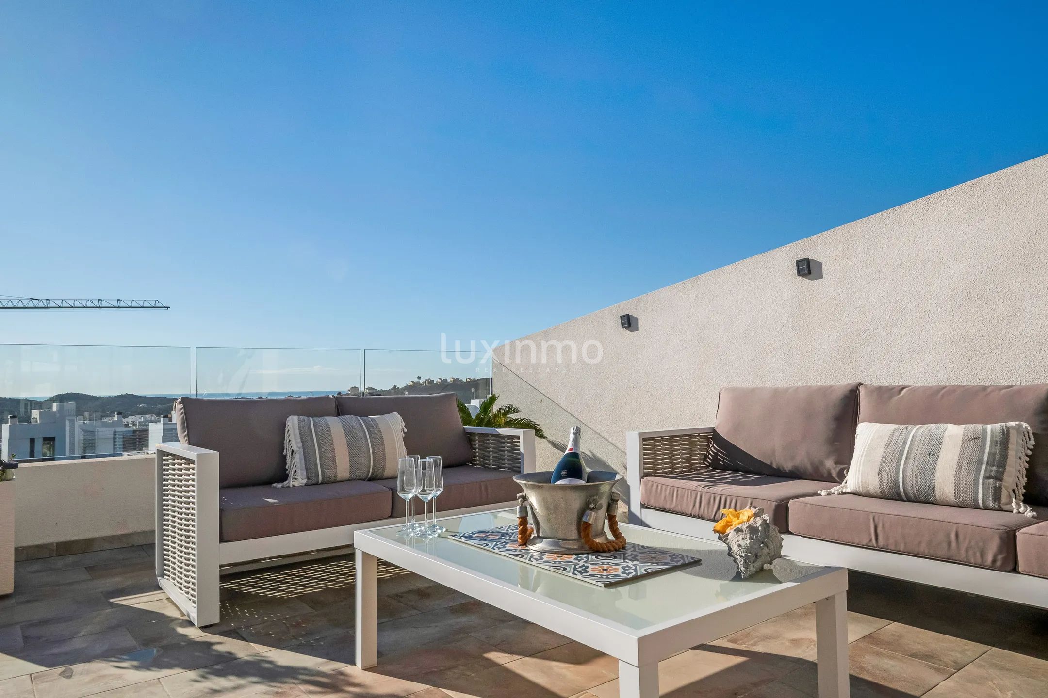Modernes Penthouse mit schönem Meerblick in Balcon de Finestrat — photo 26