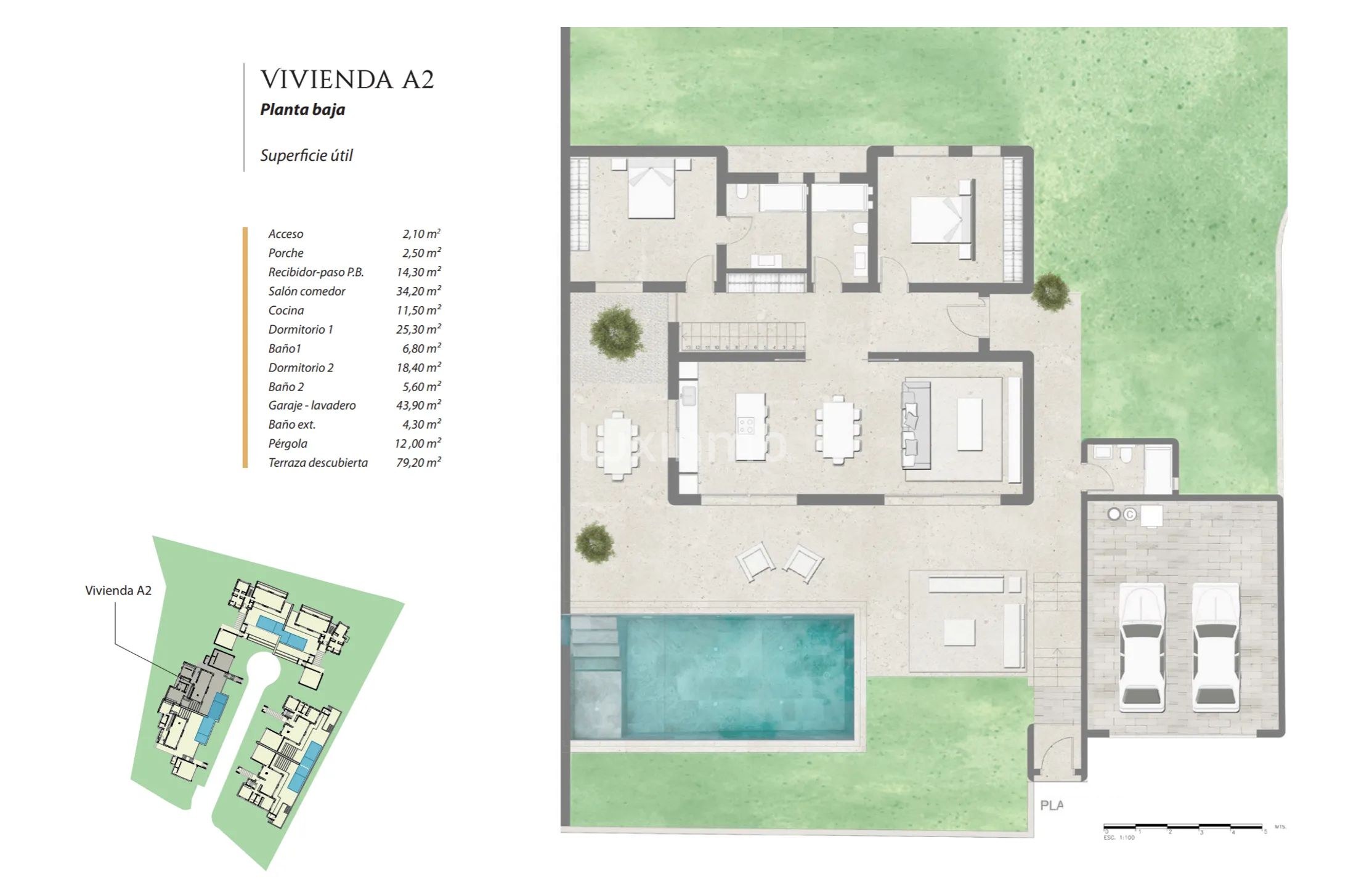 Modern Villa in Moraira — Floor Plan 1