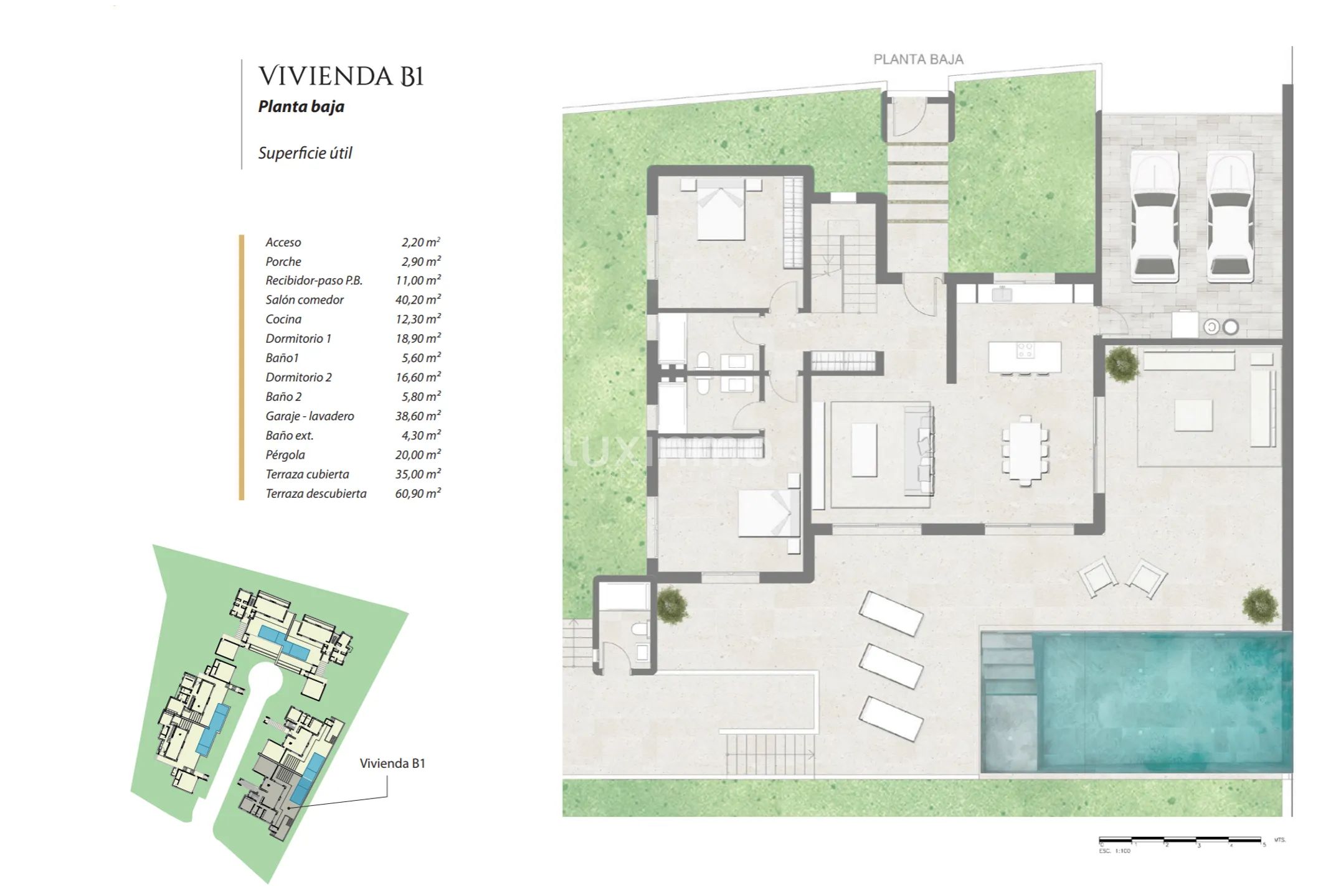 Modern Villa in Moraira — Floor Plan 1
