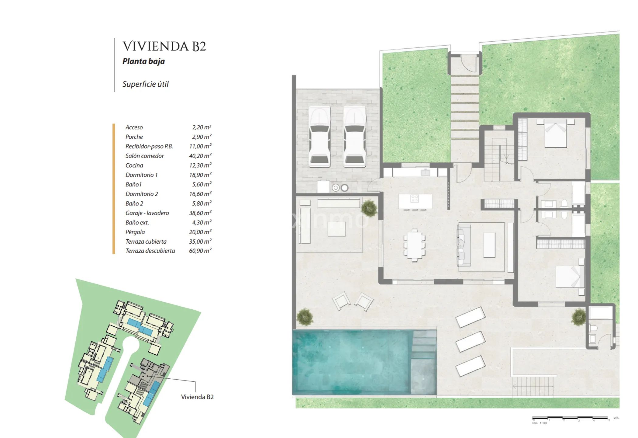Modern Villa in Moraira — Floor Plan 1