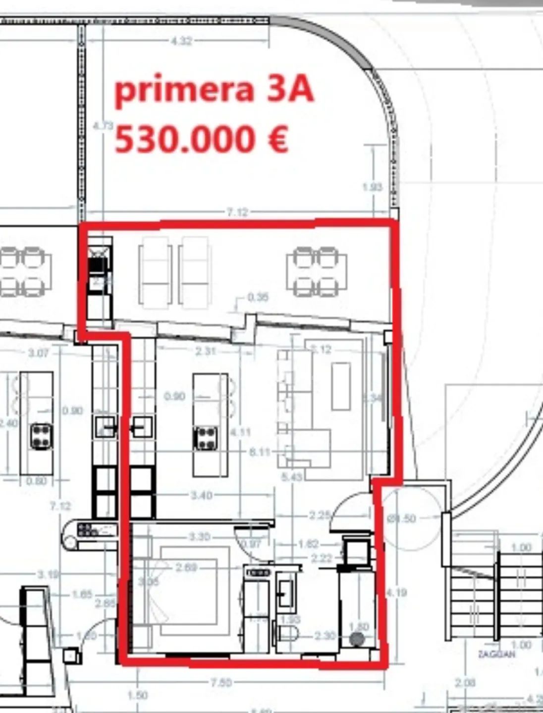 Modern Apartment in Sant Antoni de Portmany — Floor Plan 1