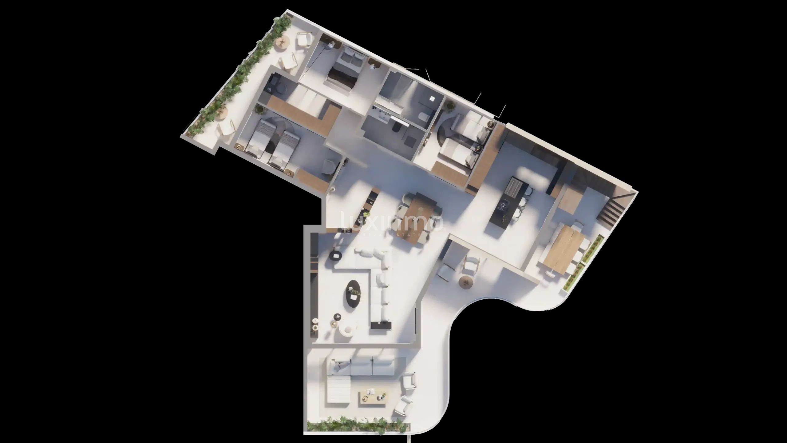 Modern Luxury Penthouse in Jesus — Floor Plan 1