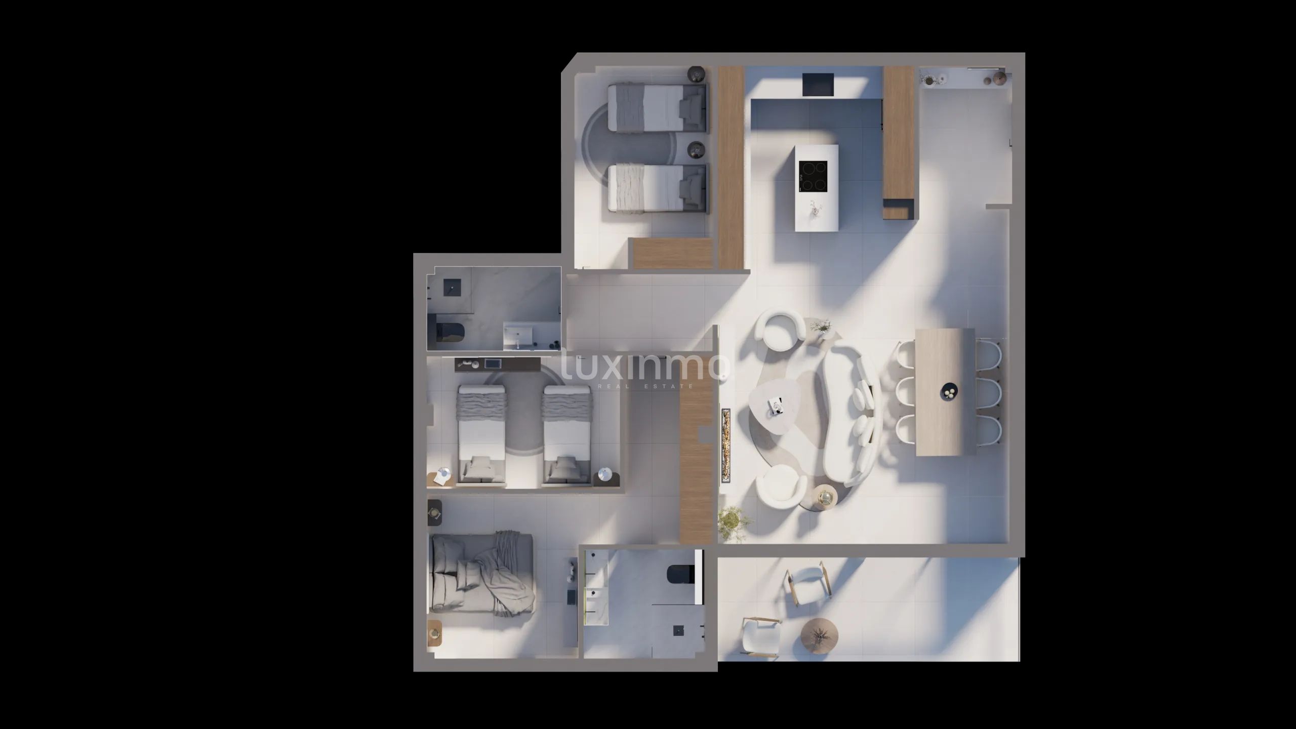 Modern Luxury Apartment in Jesus — Floor Plan 1