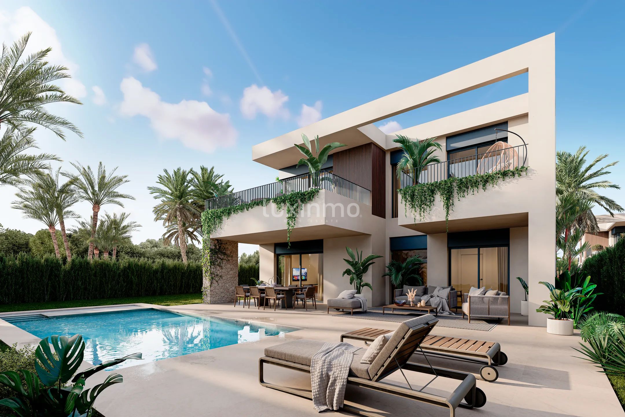 4 bedroom villas under construction located in Alicante — photo 1