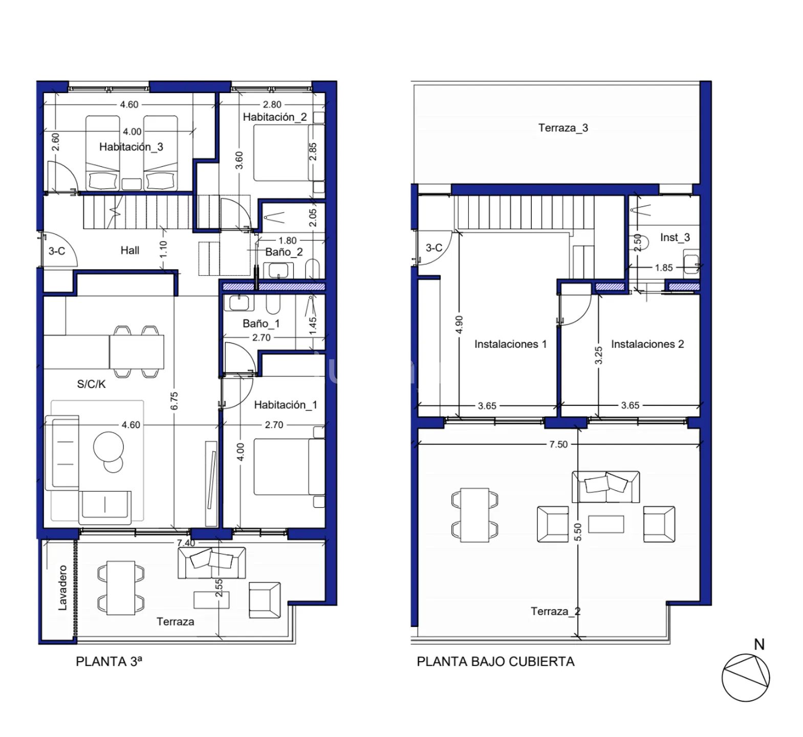 Modern Penthouse in Villajoyosa — Floor Plan 2