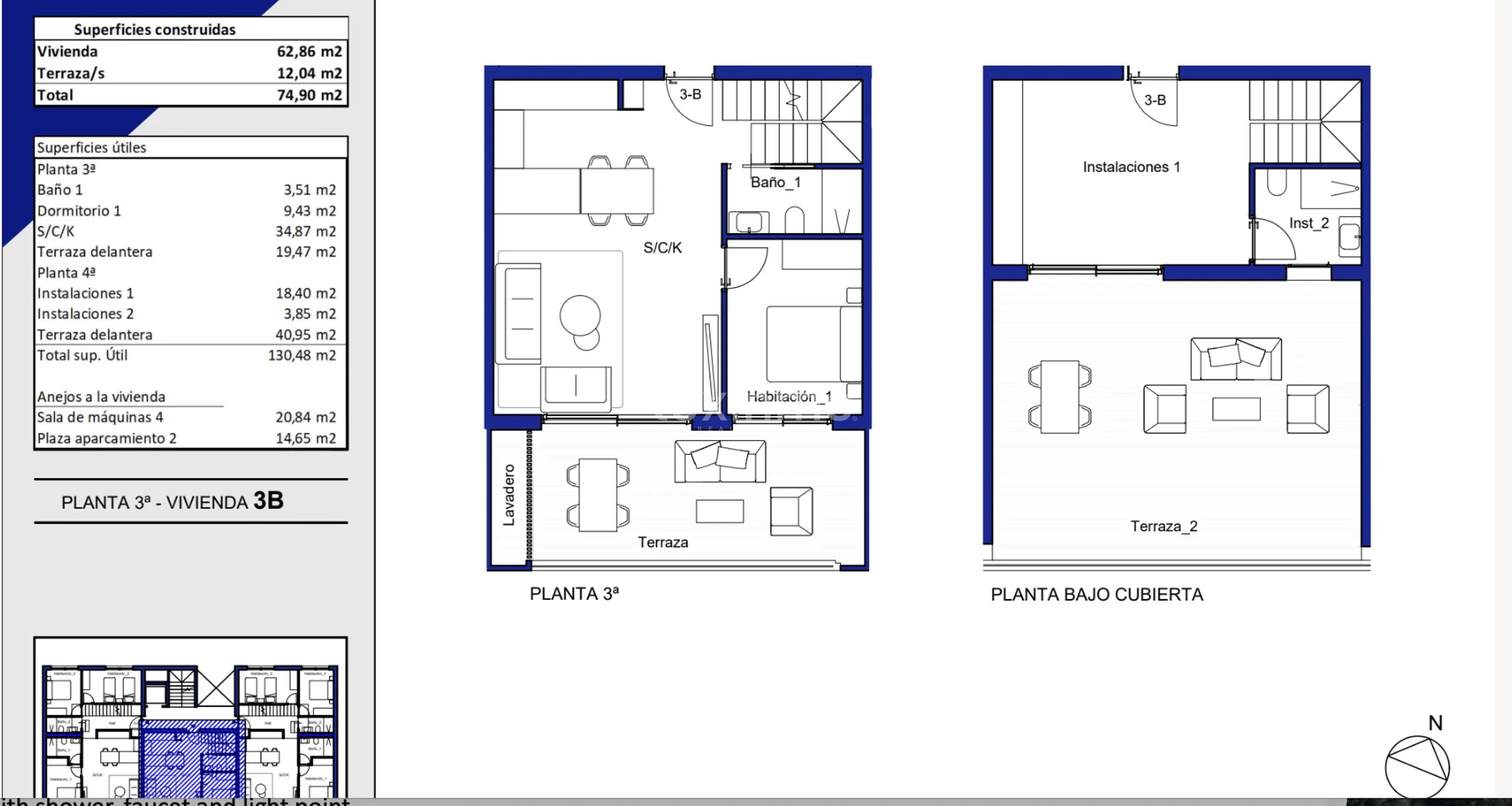Modern Penthouse in Villajoyosa — Floor Plan 1