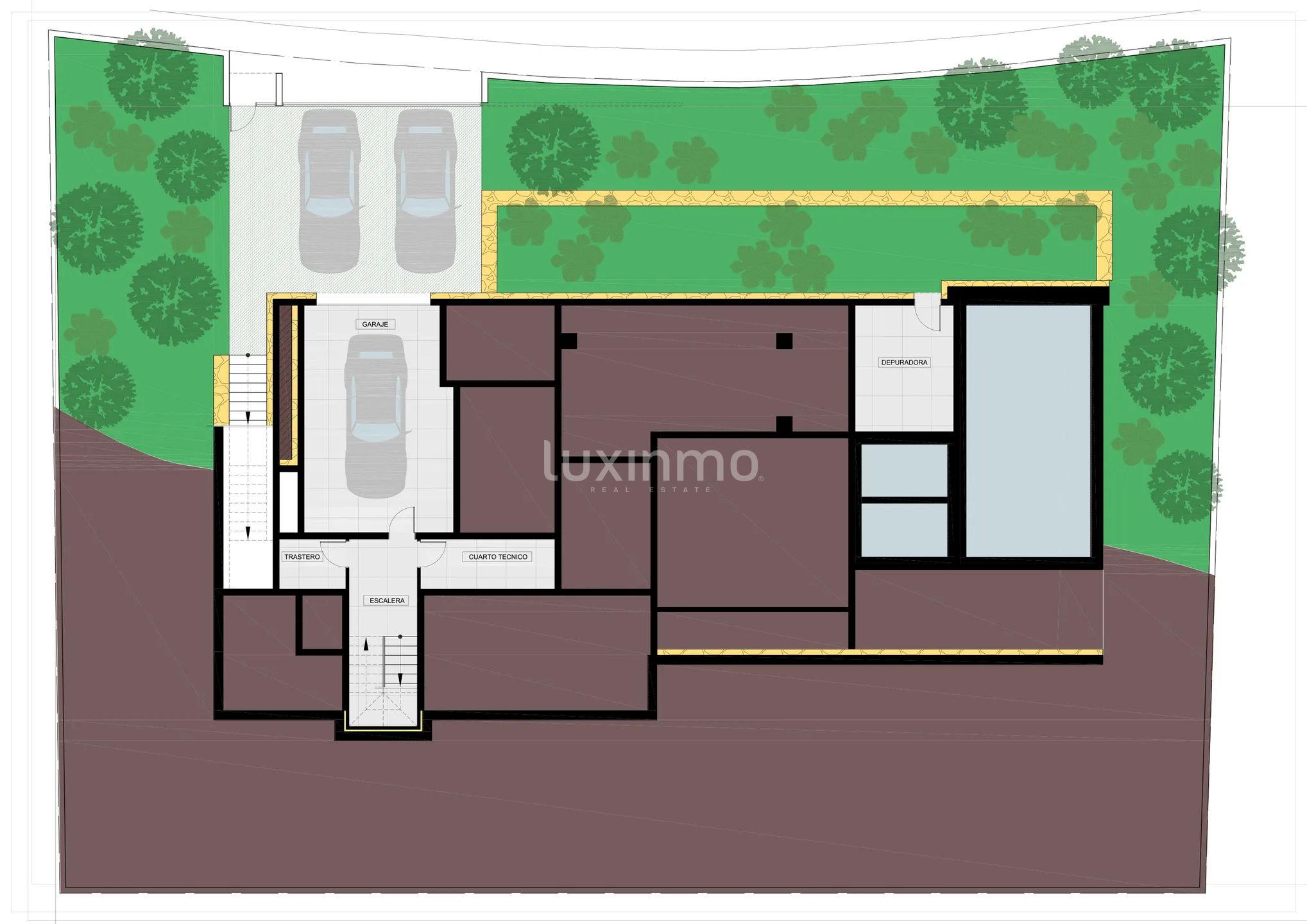 Ibiza style villa in project for sale in Javea — Floor Plan 1