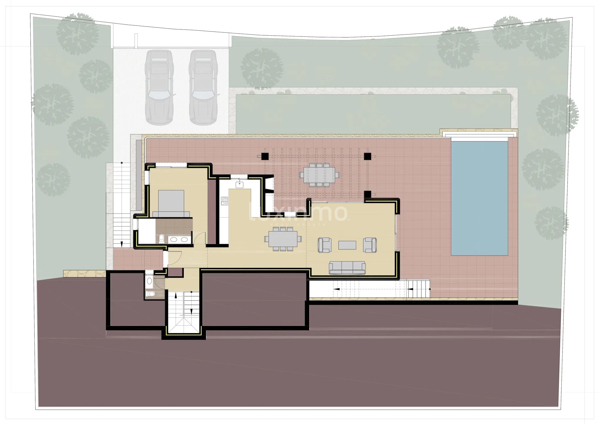 Ibiza style villa in project for sale in Javea — Floor Plan 2