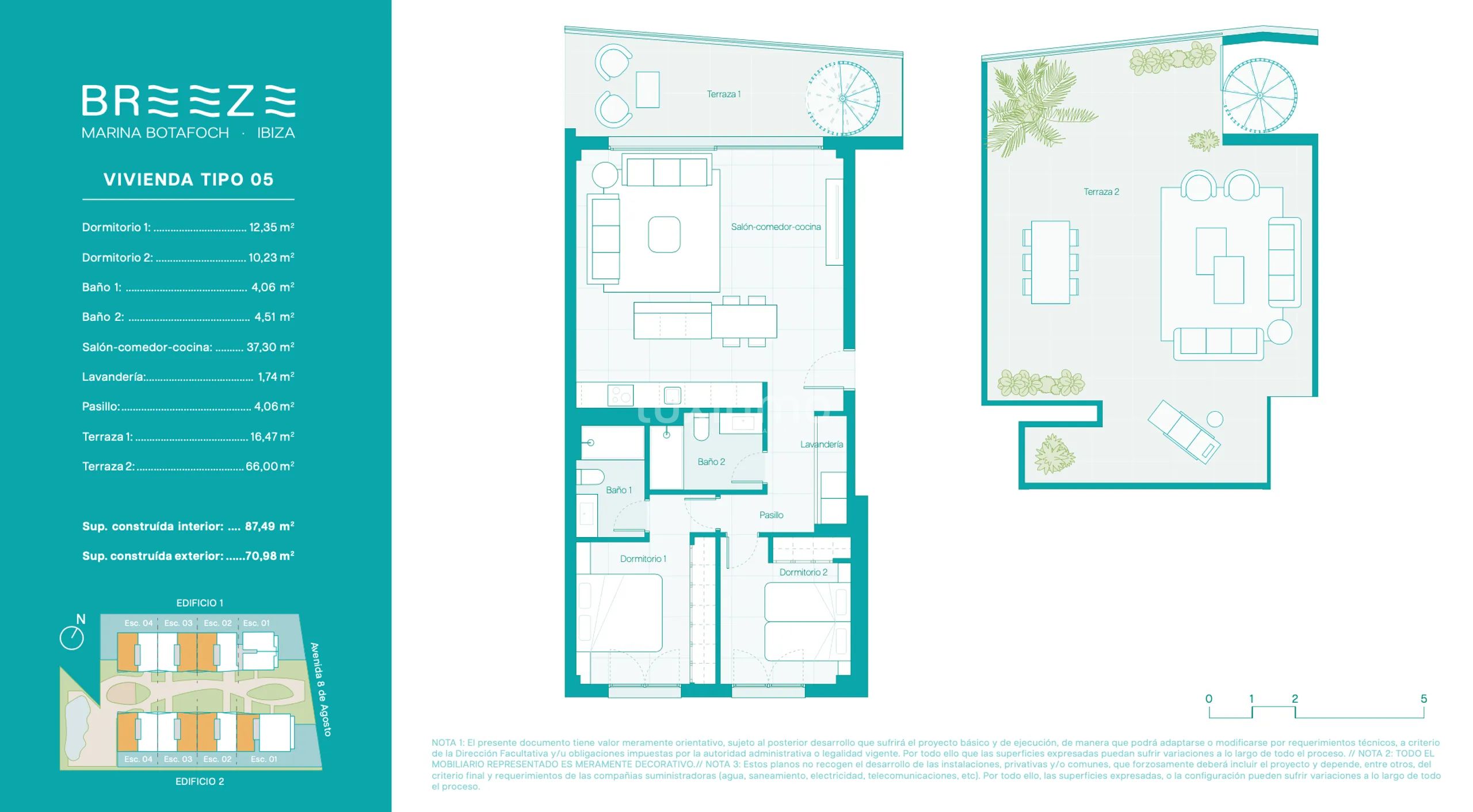 Modern Penthouse i Ibiza — Floor Plan 1
