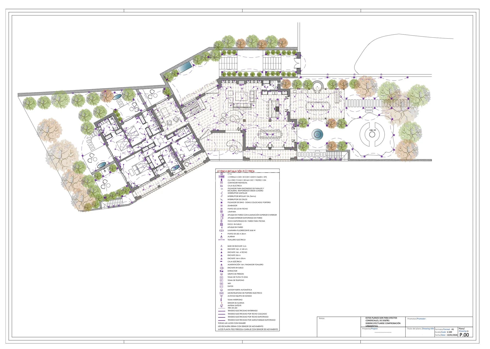 Villa contemporaine de luxe signée Blakstad à Sant Josep, Ibiza — Floor Plan 1