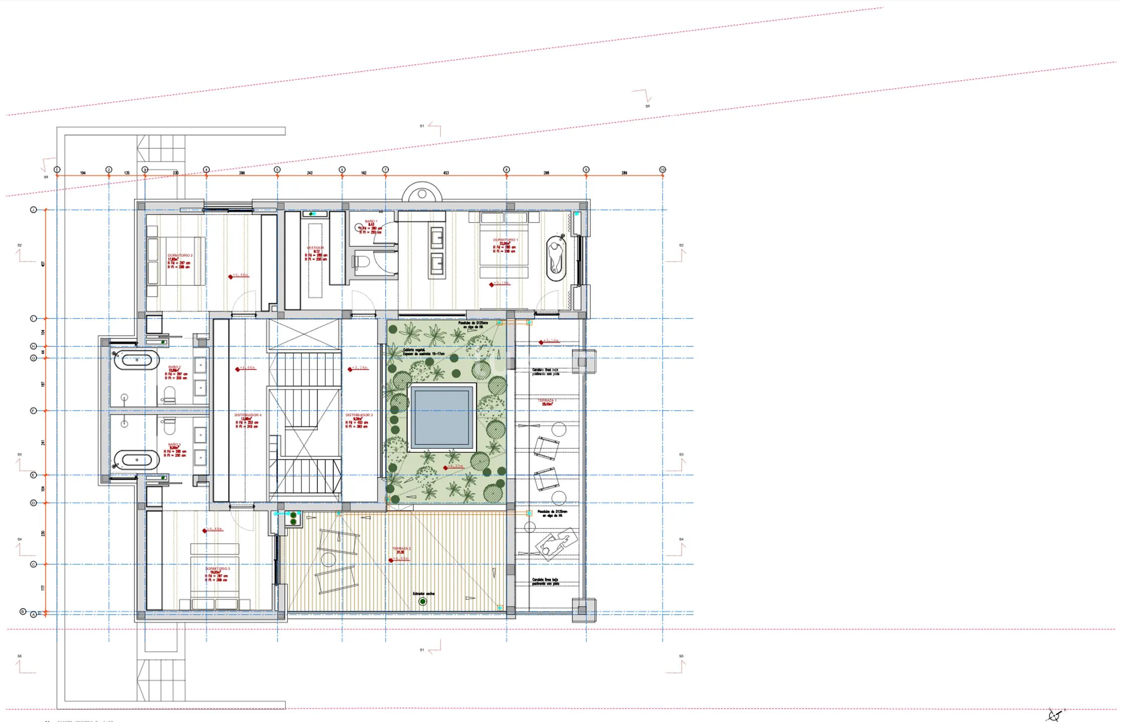 Plot with licence near Cala Olivera and golf course — Floor Plan 7