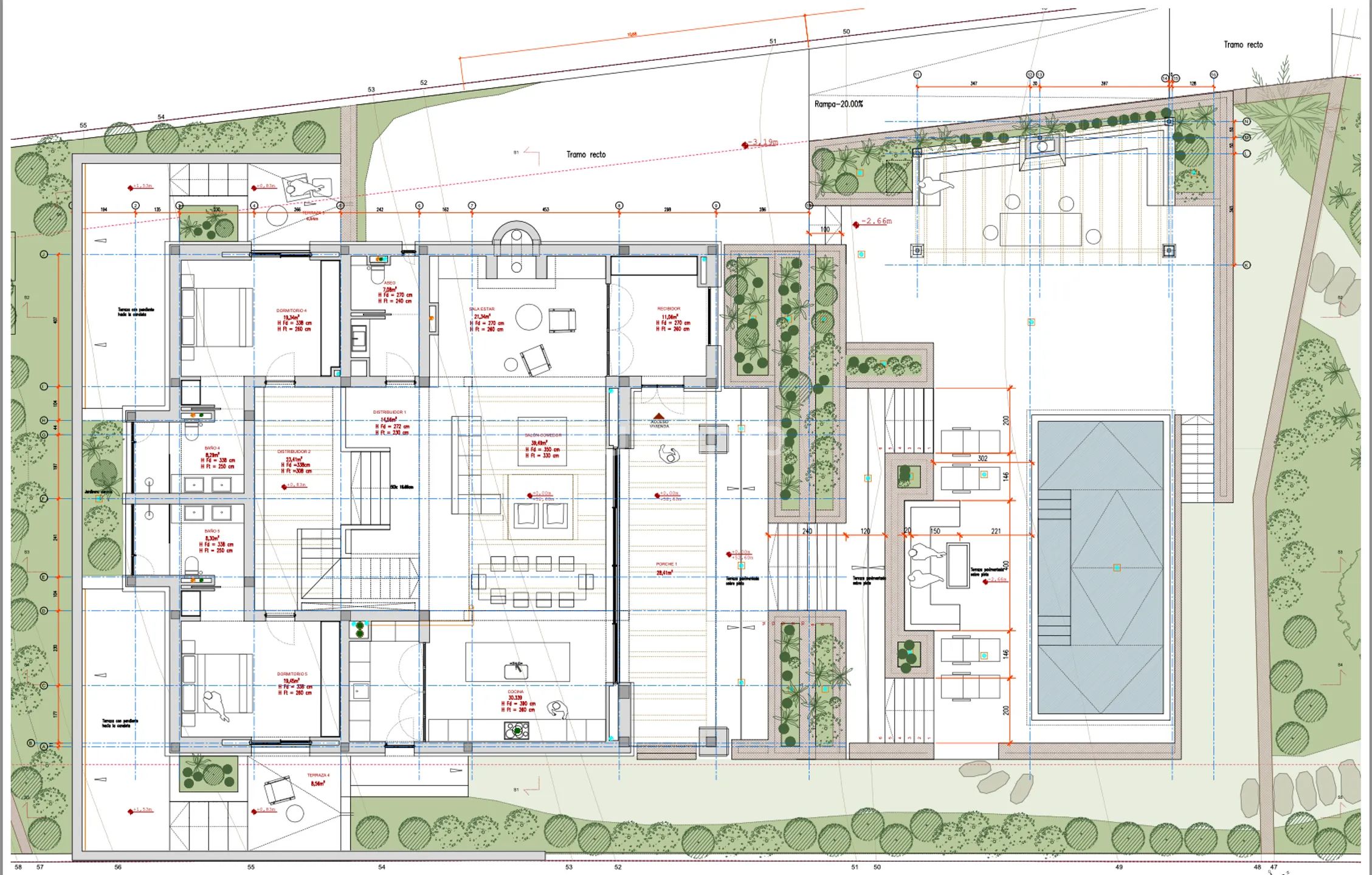 Plot with licence near Cala Olivera and golf course — Floor Plan 2