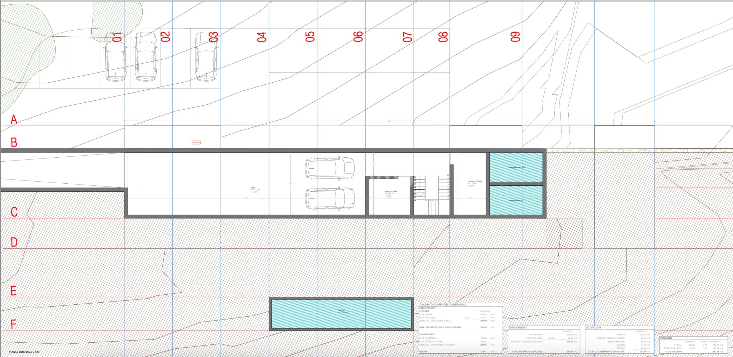Fantástica Parcela Rústica con Licencia de Obras Aprobada - Perfecta para una Villa Moderna — Floor Plan 3