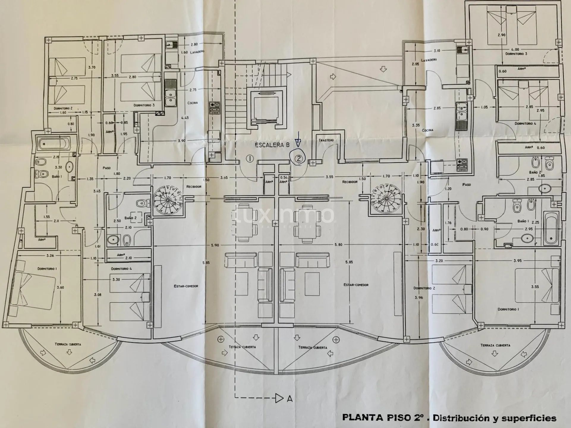 Spektakulær tosidig toppleilighet med hav- og fjellutsikt — Floor Plan 1