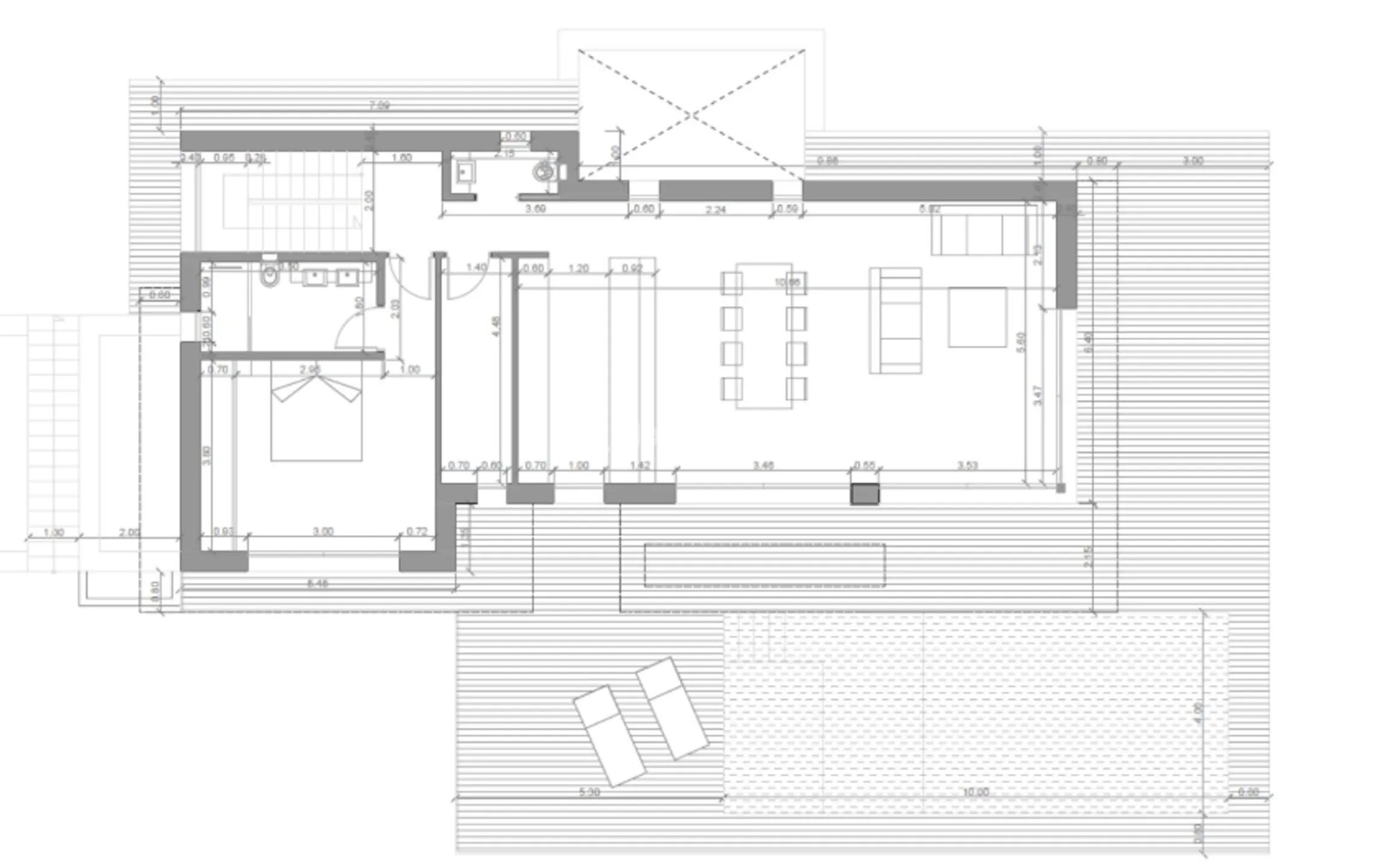 Ny, moderne og byggeklar villa med fantastisk fjellutsikt i Calpe — Floor Plan 1