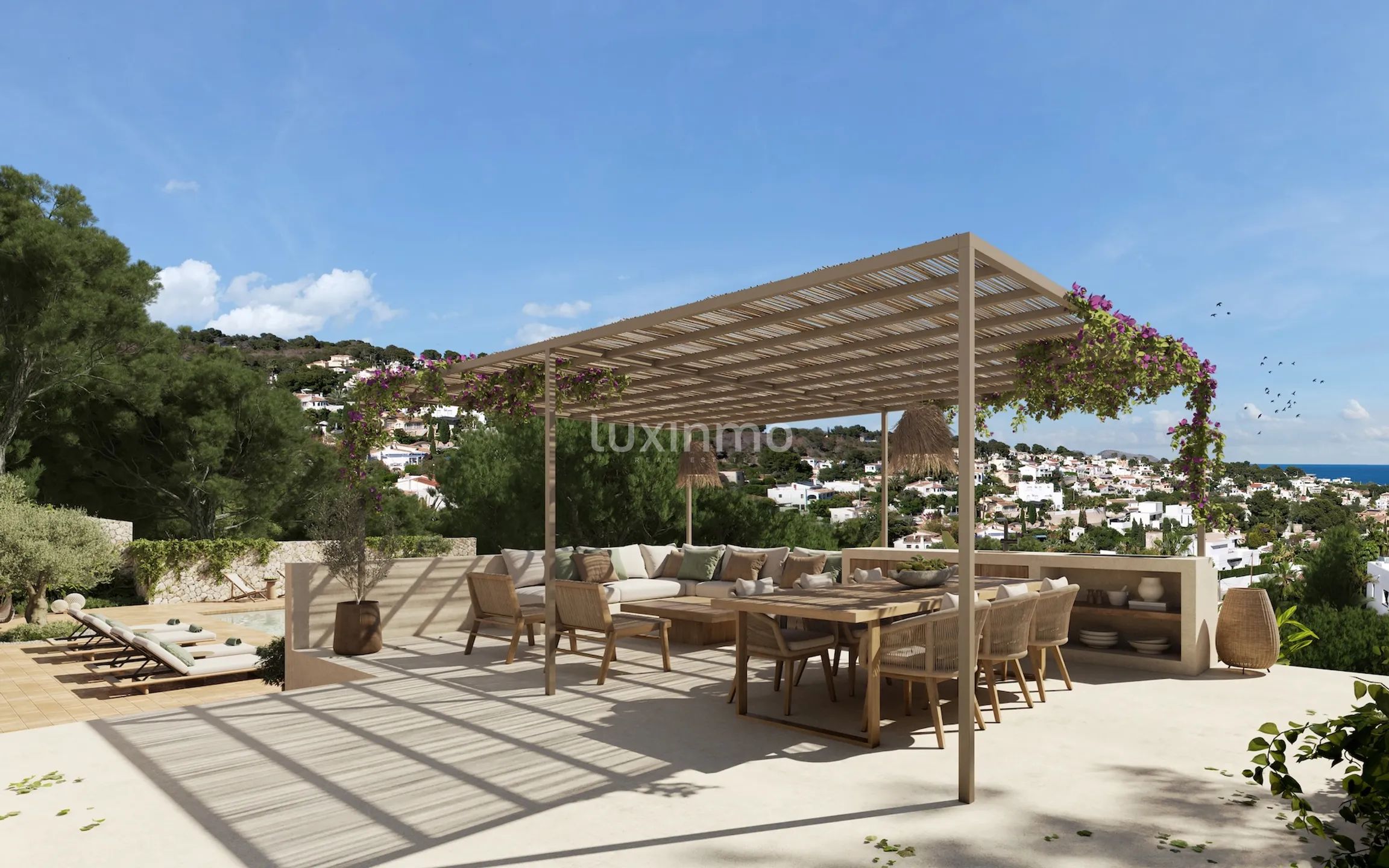 Remodelled modern villa with sea views in La Fustera — photo 4