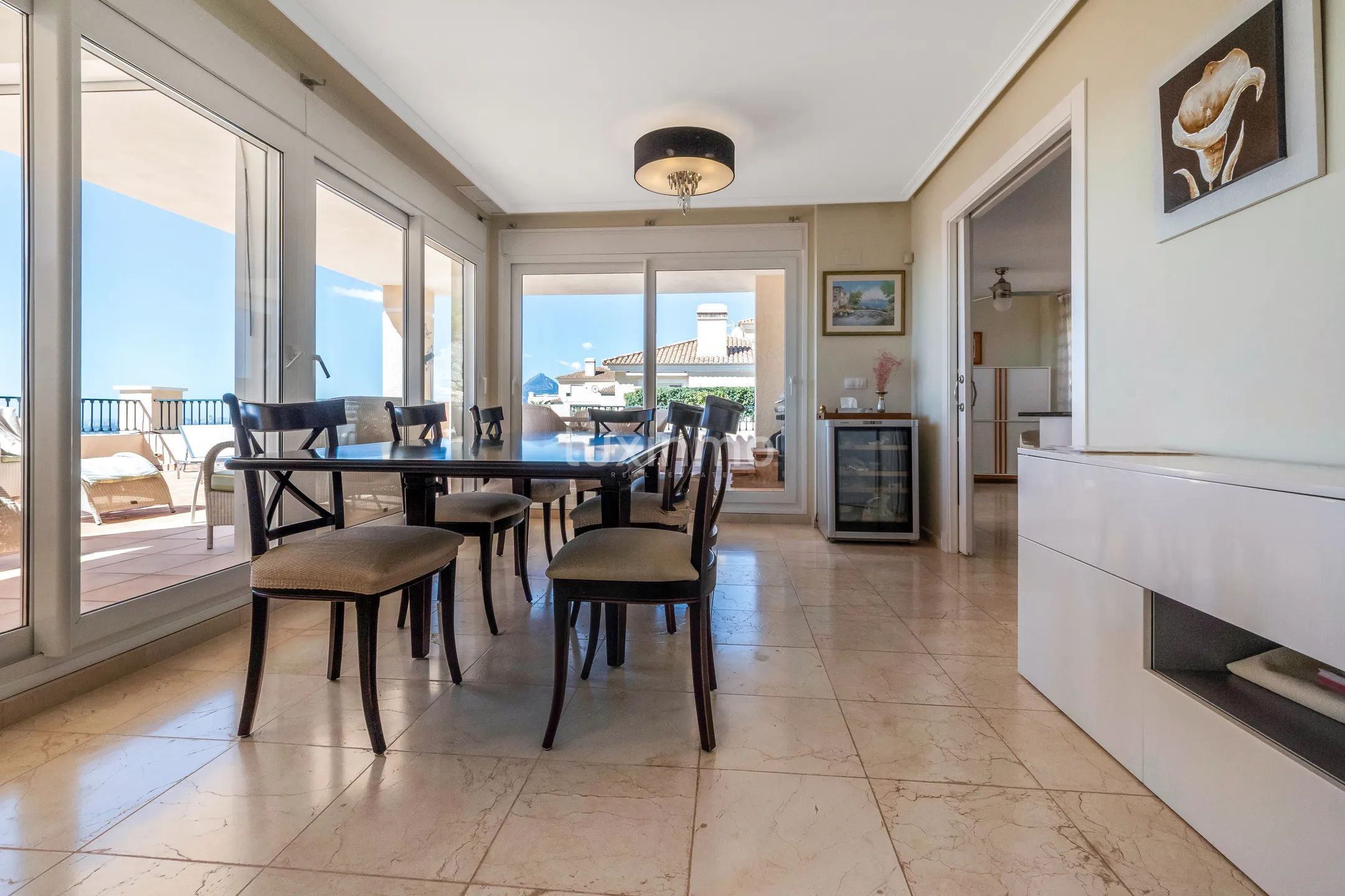 Modern takvåning med panoramautsikt över havet i Altea Hills — photo 9
