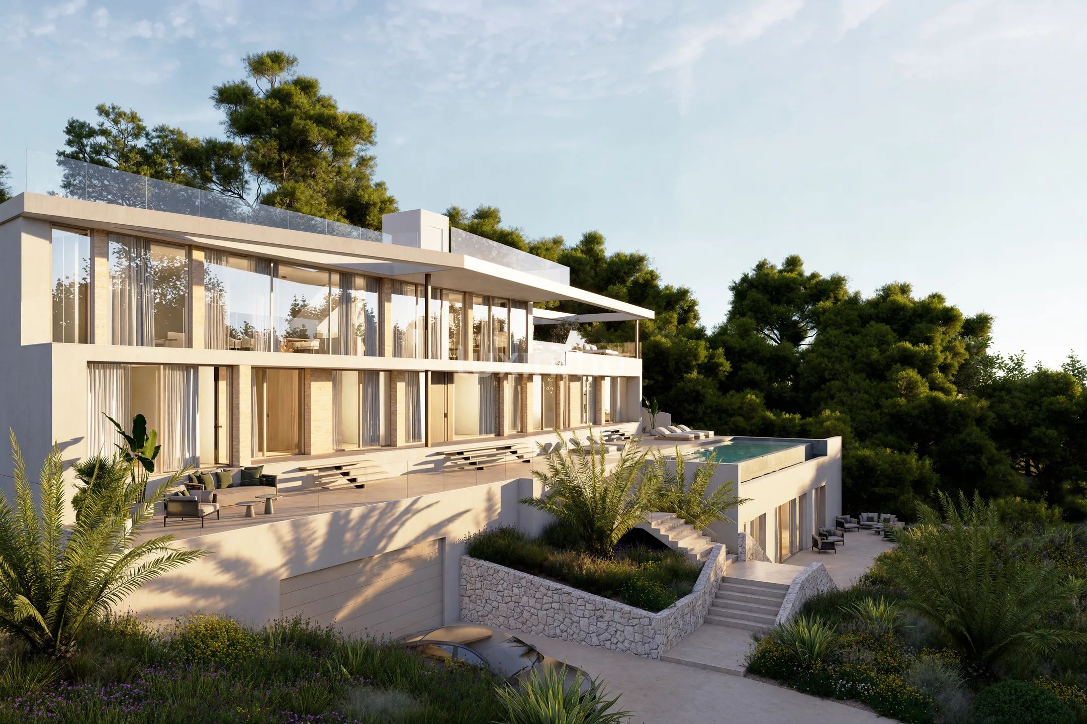 Espectacular villa nueva con vistas al mar