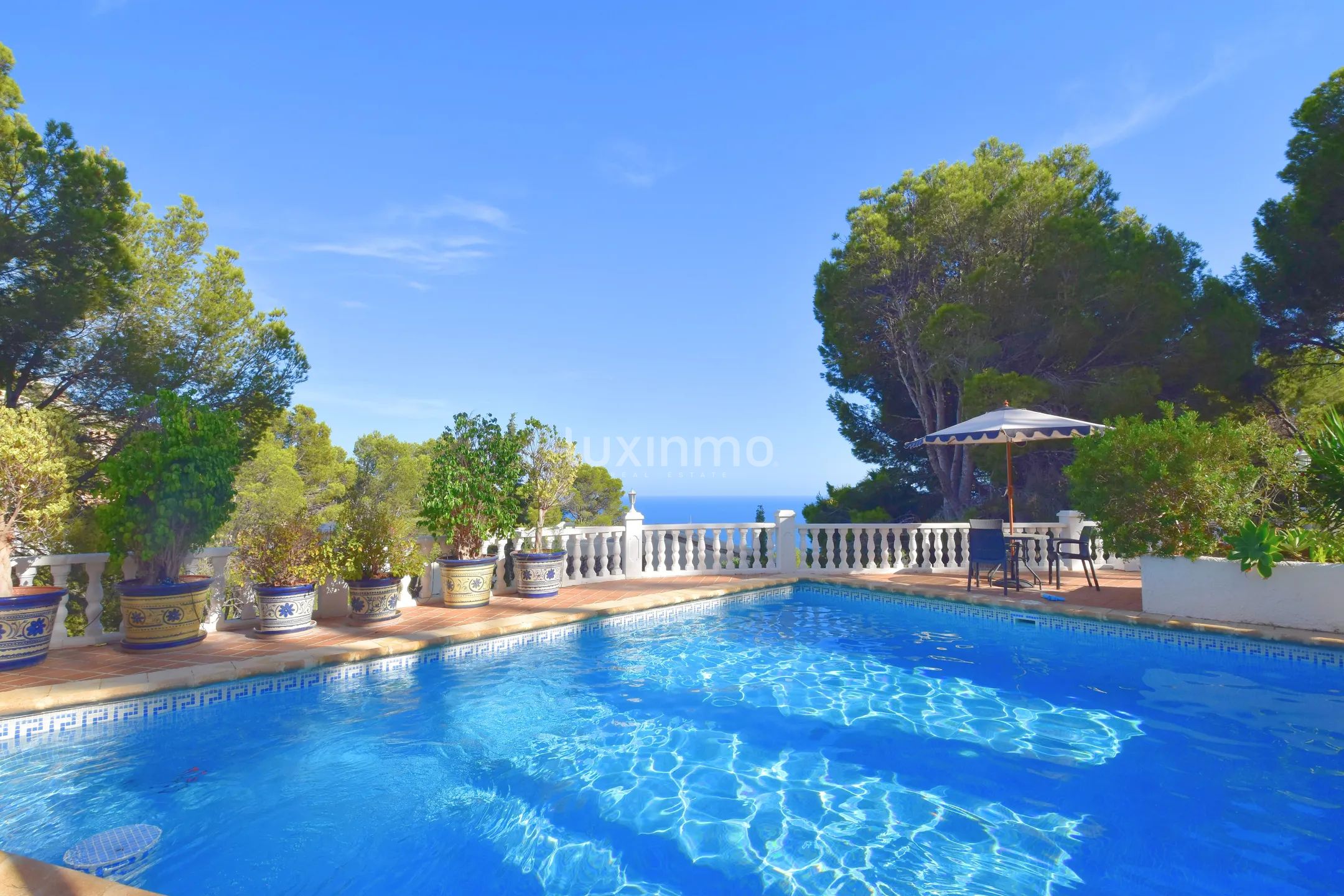 Vacker villa med havsutsikt att hyra i Altea