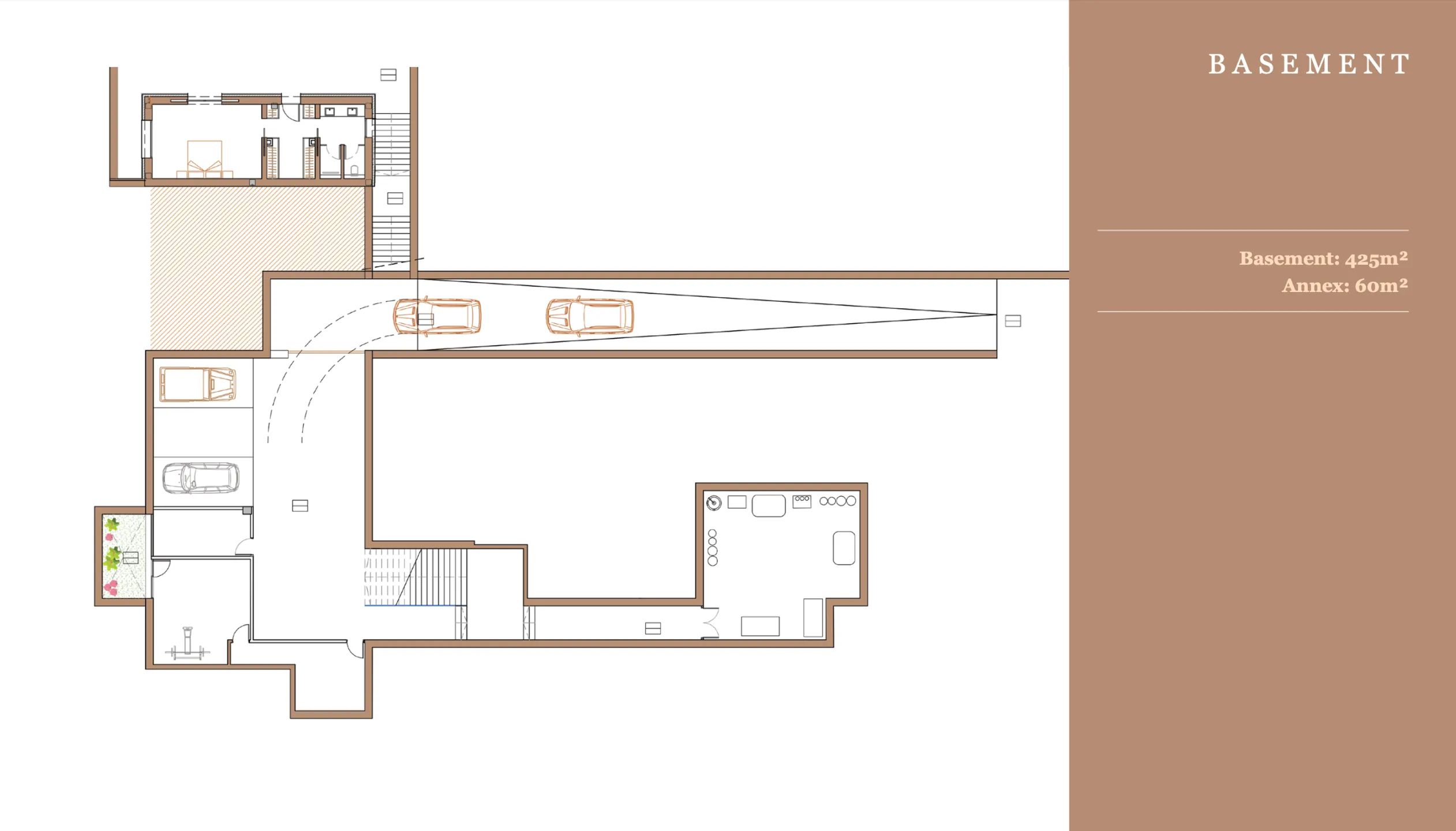 Finca de lujo de nueva construcción con vistas panorámicas al atardecer en Cala Tarida — Floor Plan 2
