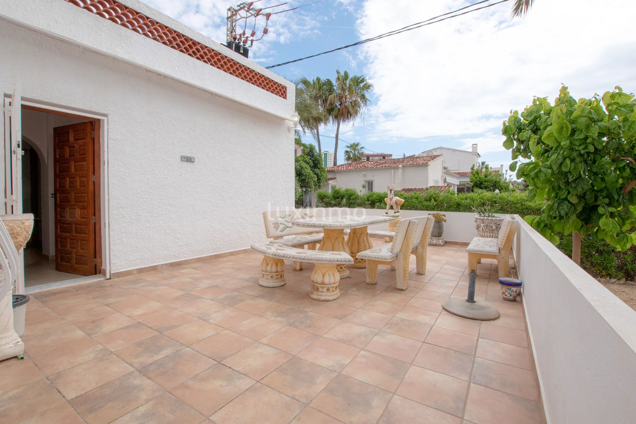 Mediterranean style detached house for rent in Calpe