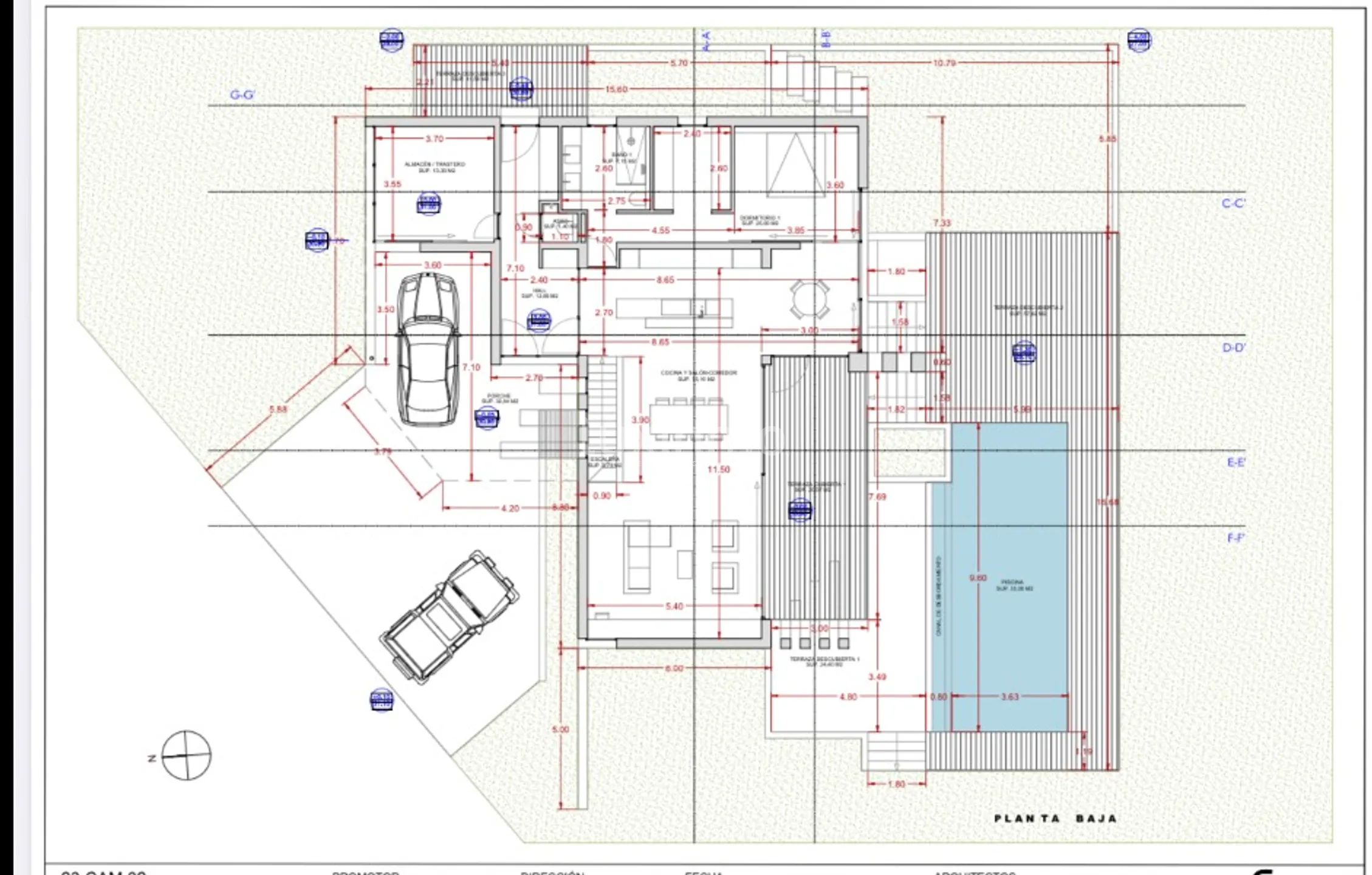 An extraordinary villa in the heart of Moraira for sale — Floor Plan 2