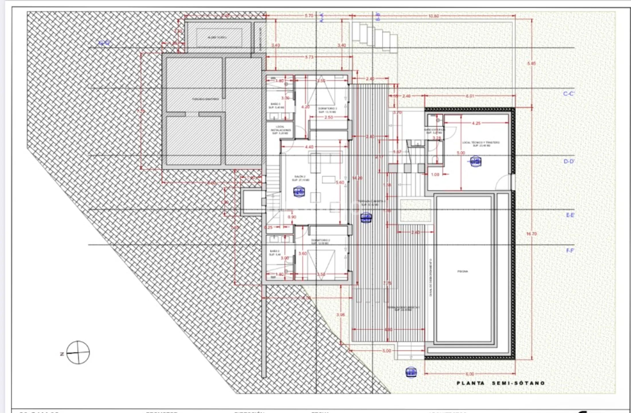An extraordinary villa in the heart of Moraira for sale — Floor Plan 1