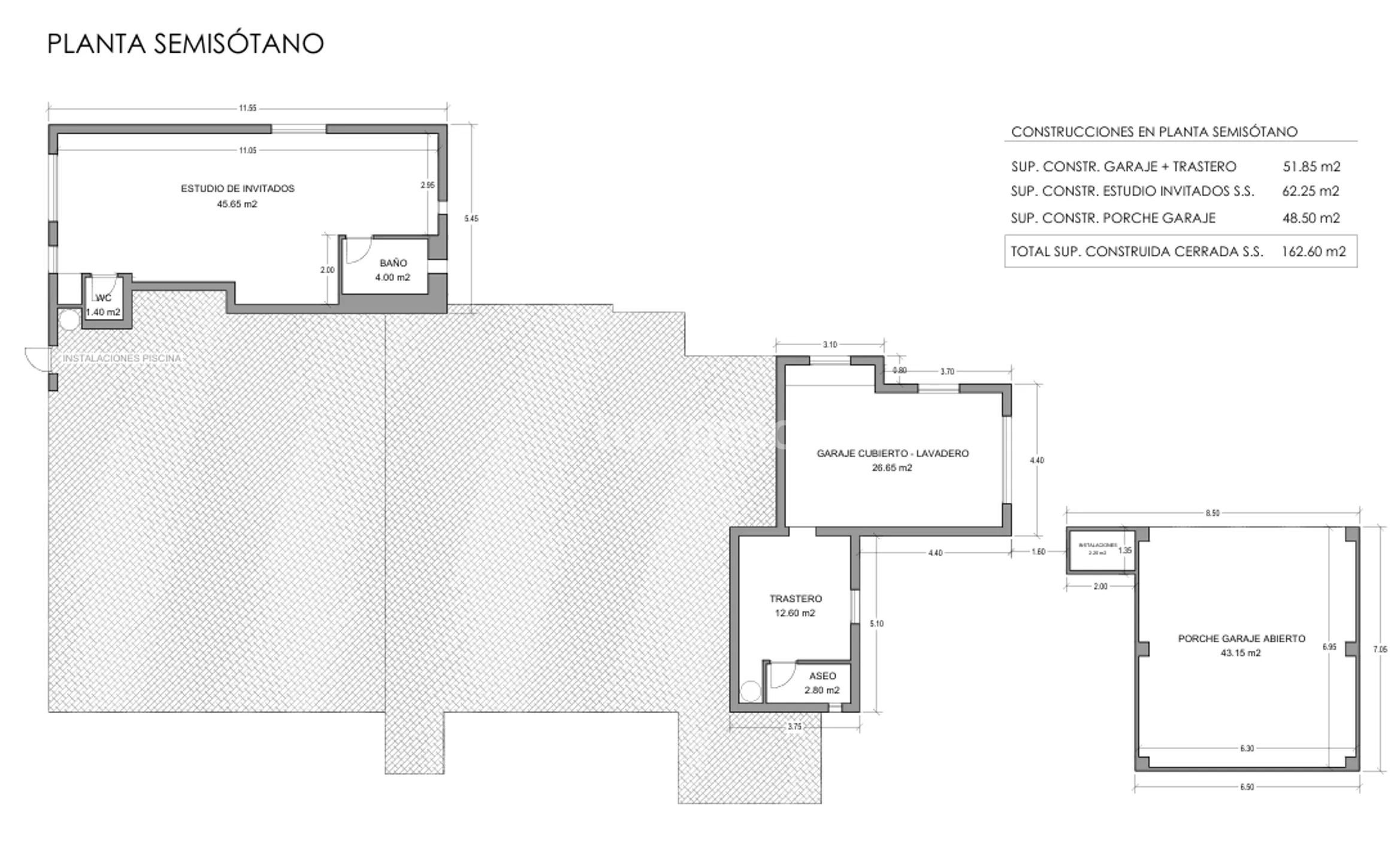 Geräumiges Haus zum Verkauf in Finestrat mit Panoramablick auf das Meer und die Berge — Floor Plan 1