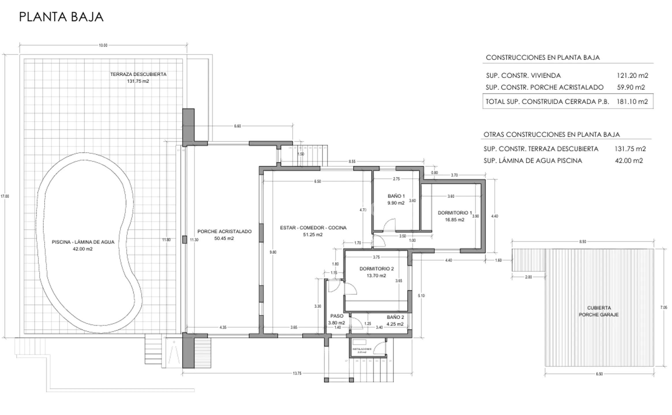 Geräumiges Haus zum Verkauf in Finestrat mit Panoramablick auf das Meer und die Berge — Floor Plan 2