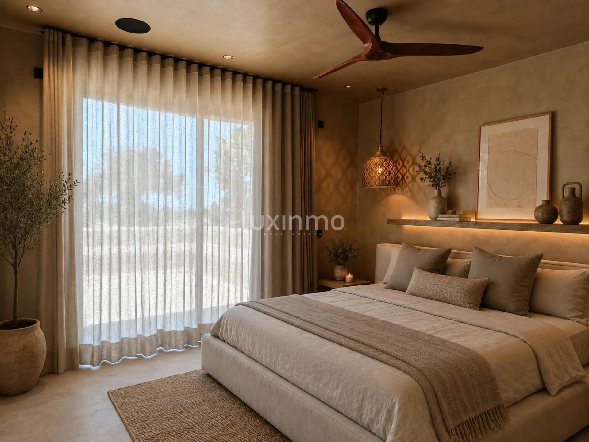 Schitterende nieuwe villa Ibiza stijl in Cala Compta met uitzicht op zee — photo 19