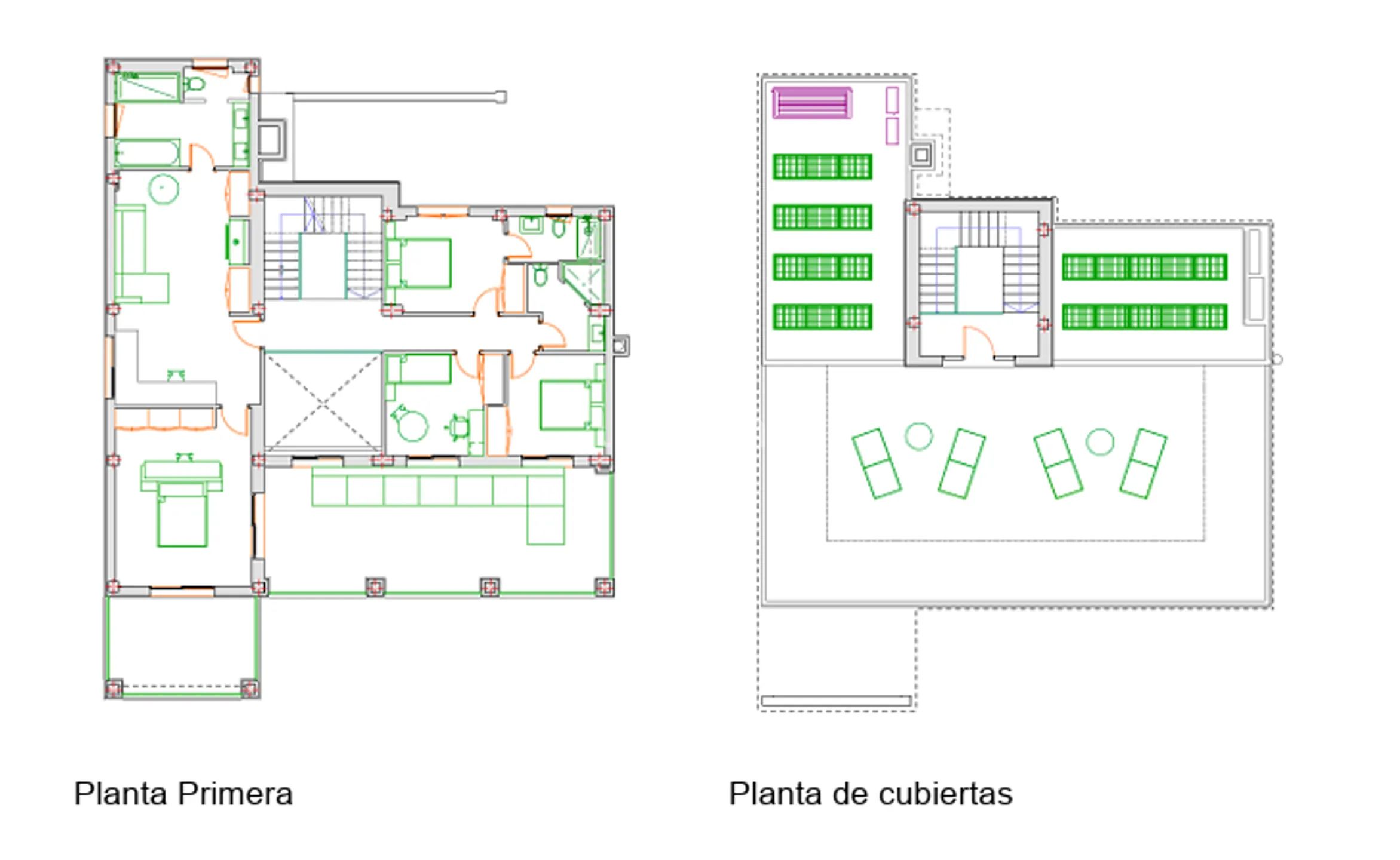 Villa méditerranéenne moderne, récemment construite, avec vue sur la mer — Floor Plan 2