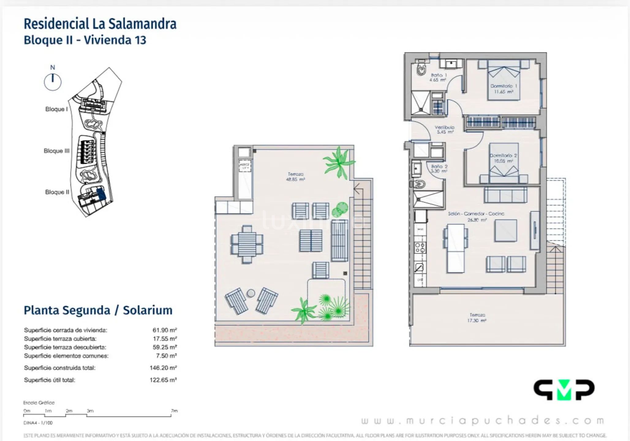 Modern Apartment in Sierra Cortina Urbanization — Floor Plan 1