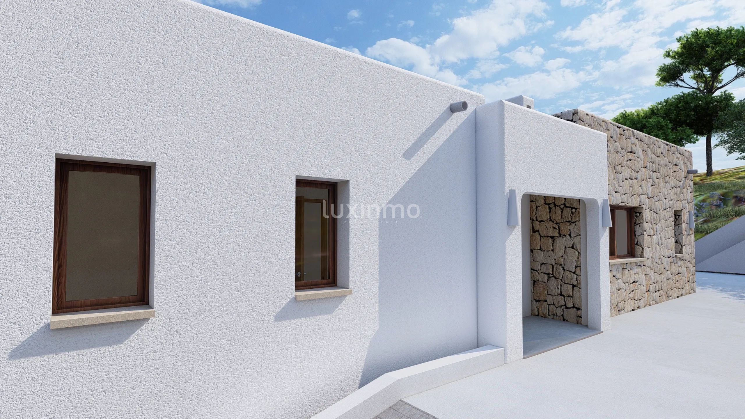 Villa i Ibiza-stil i projekt i Benitachell till salu — photo 4