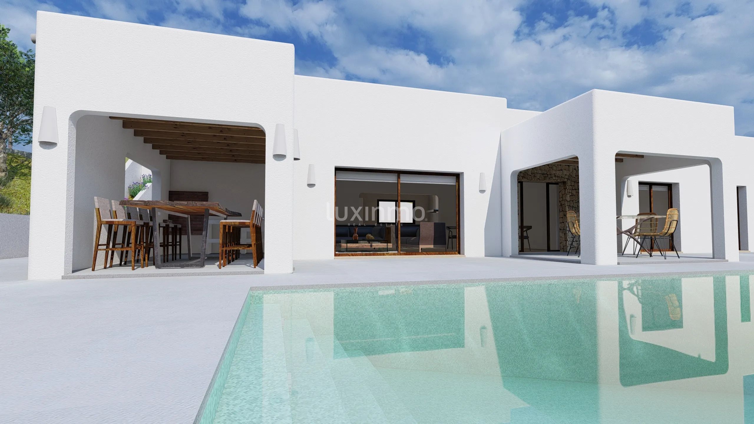 Villa i Ibiza-stil i projekt i Benitachell till salu — photo 10