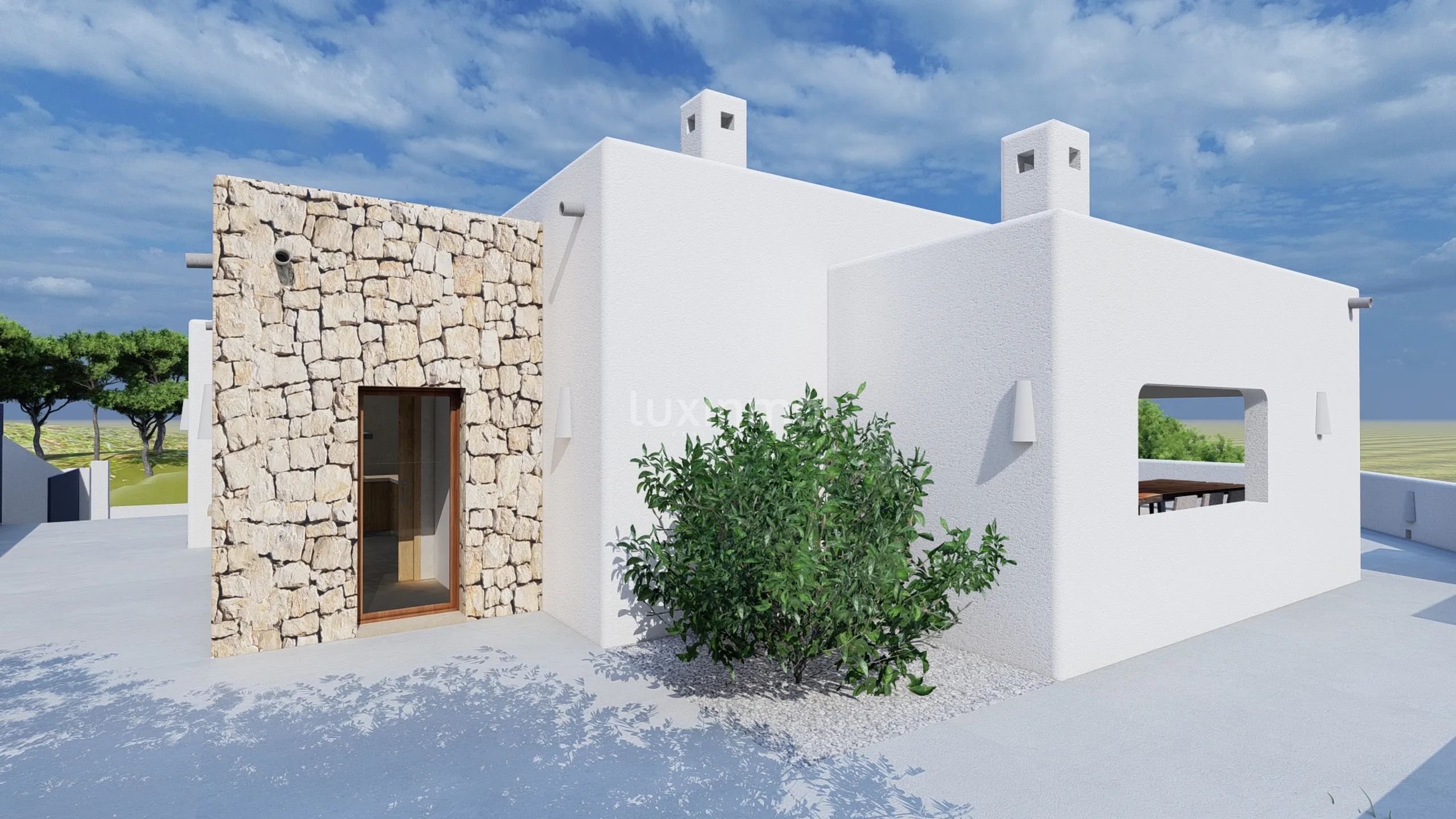 Villa i Ibiza-stil i projekt i Benitachell till salu — photo 3