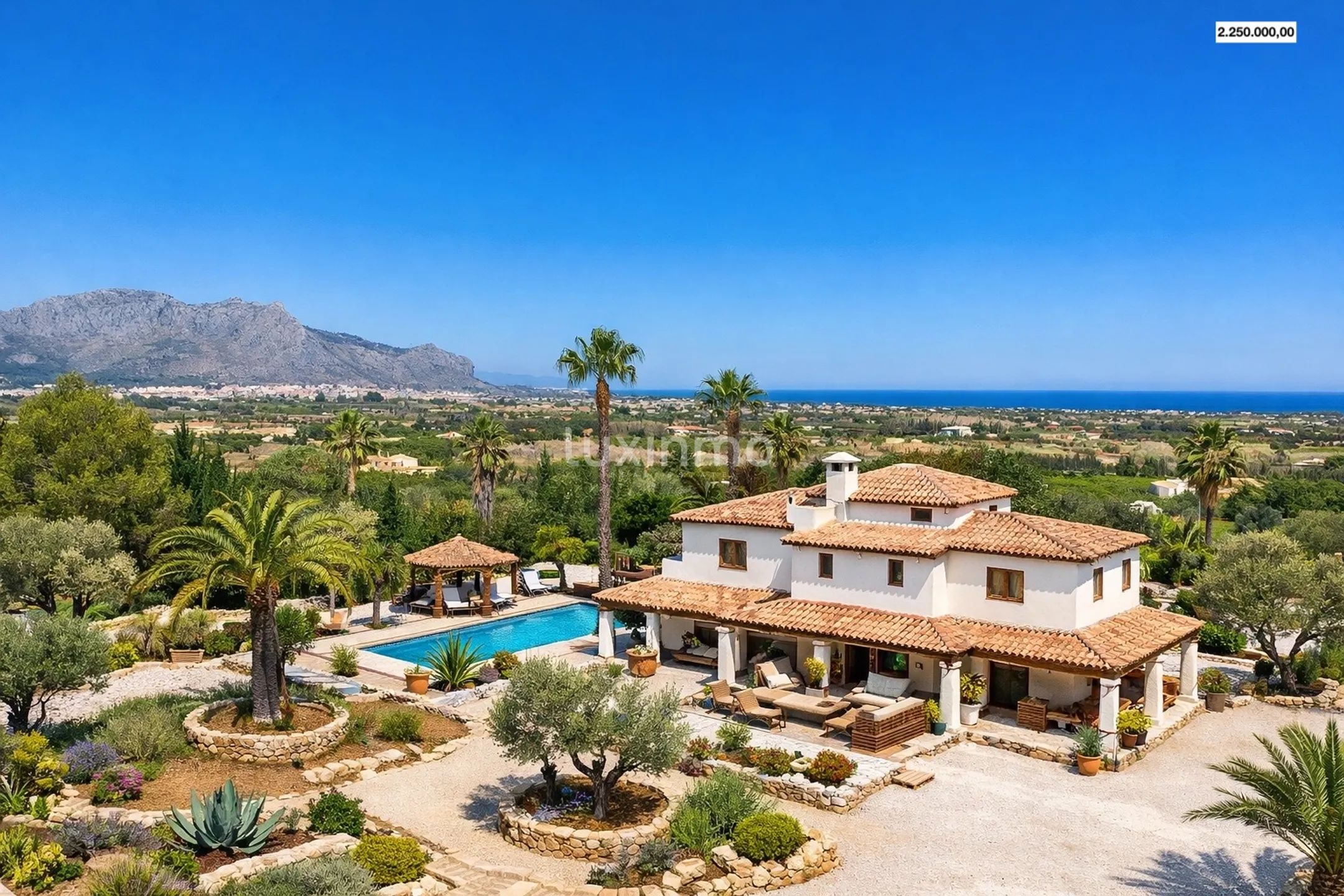 Exceptional Ibiza style villa with complete privacy and panoramic sea and mountain views in La Sella – Pedreguer — photo 5