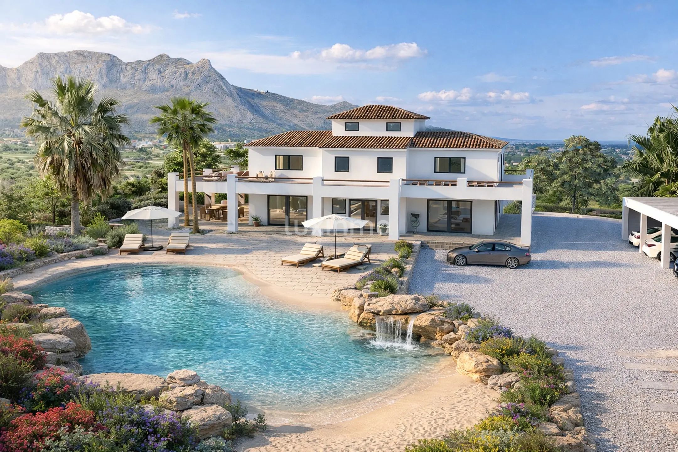 Exceptional Ibiza style villa with complete privacy and panoramic sea and mountain views in La Sella – Pedreguer — photo 4