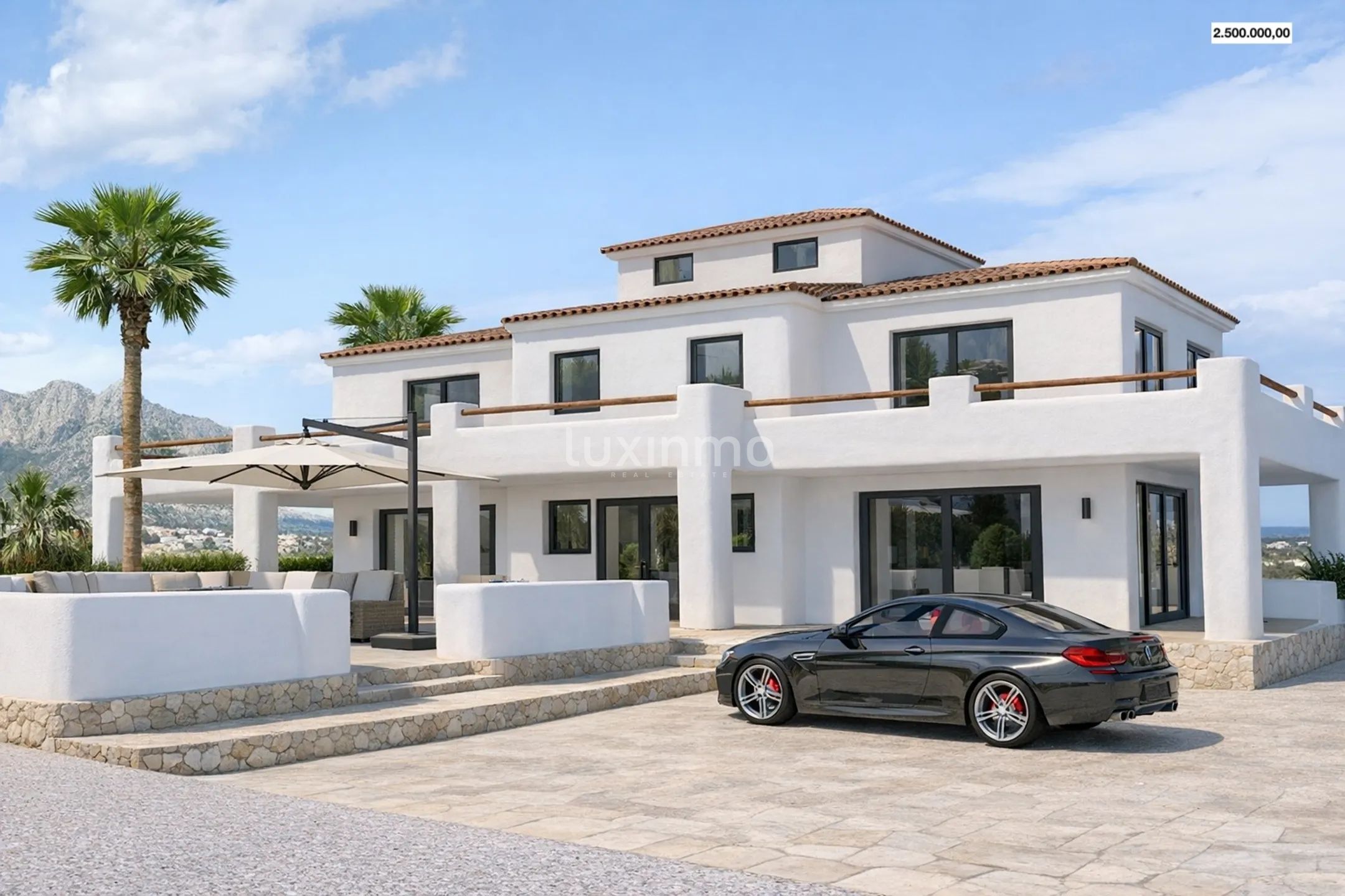 Exceptional Ibiza style villa with complete privacy and panoramic sea and mountain views in La Sella – Pedreguer — photo 2