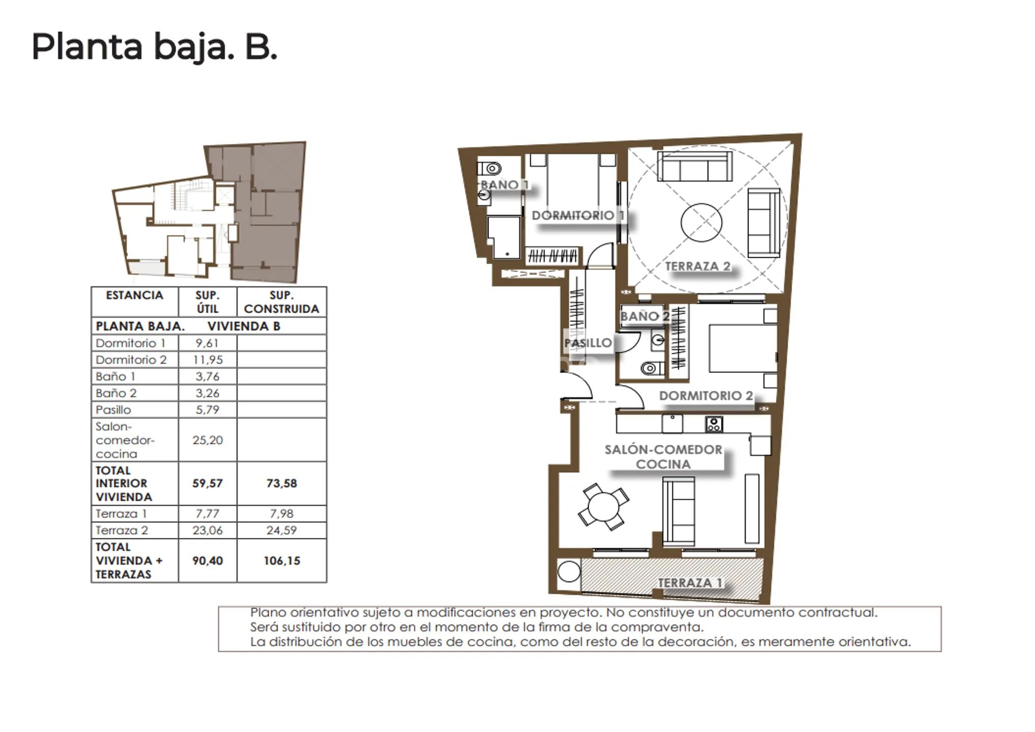 Modern Apartment in Torrevieja — Floor Plan 1