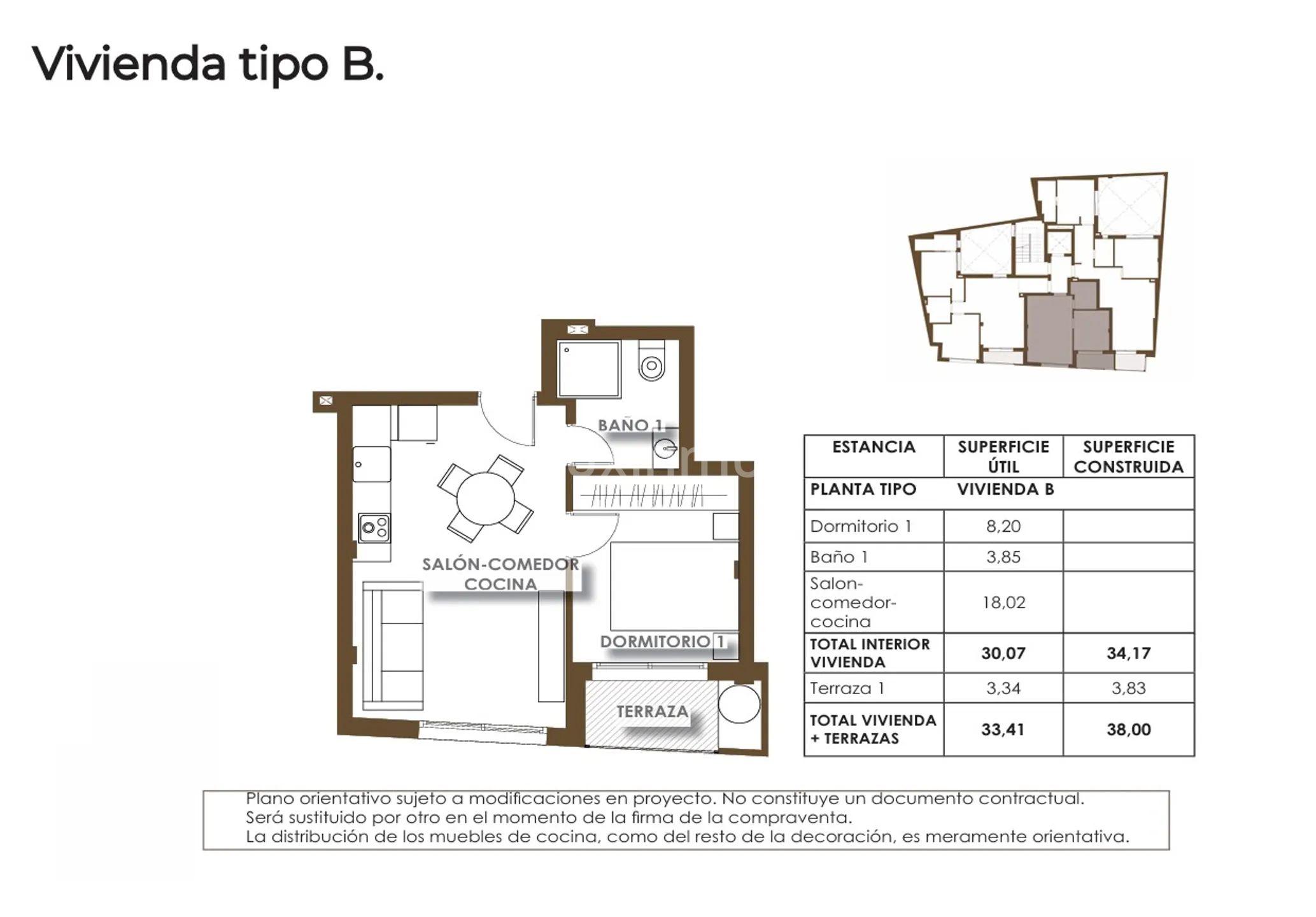 Modern Apartment in Torrevieja — Floor Plan 1