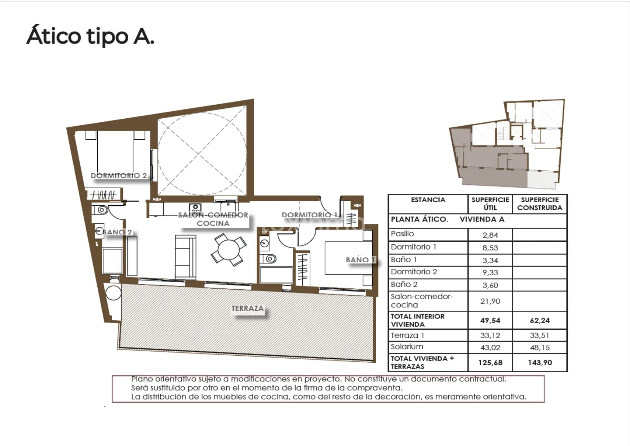 Modern Penthouse in Torrevieja — Floor Plan 1