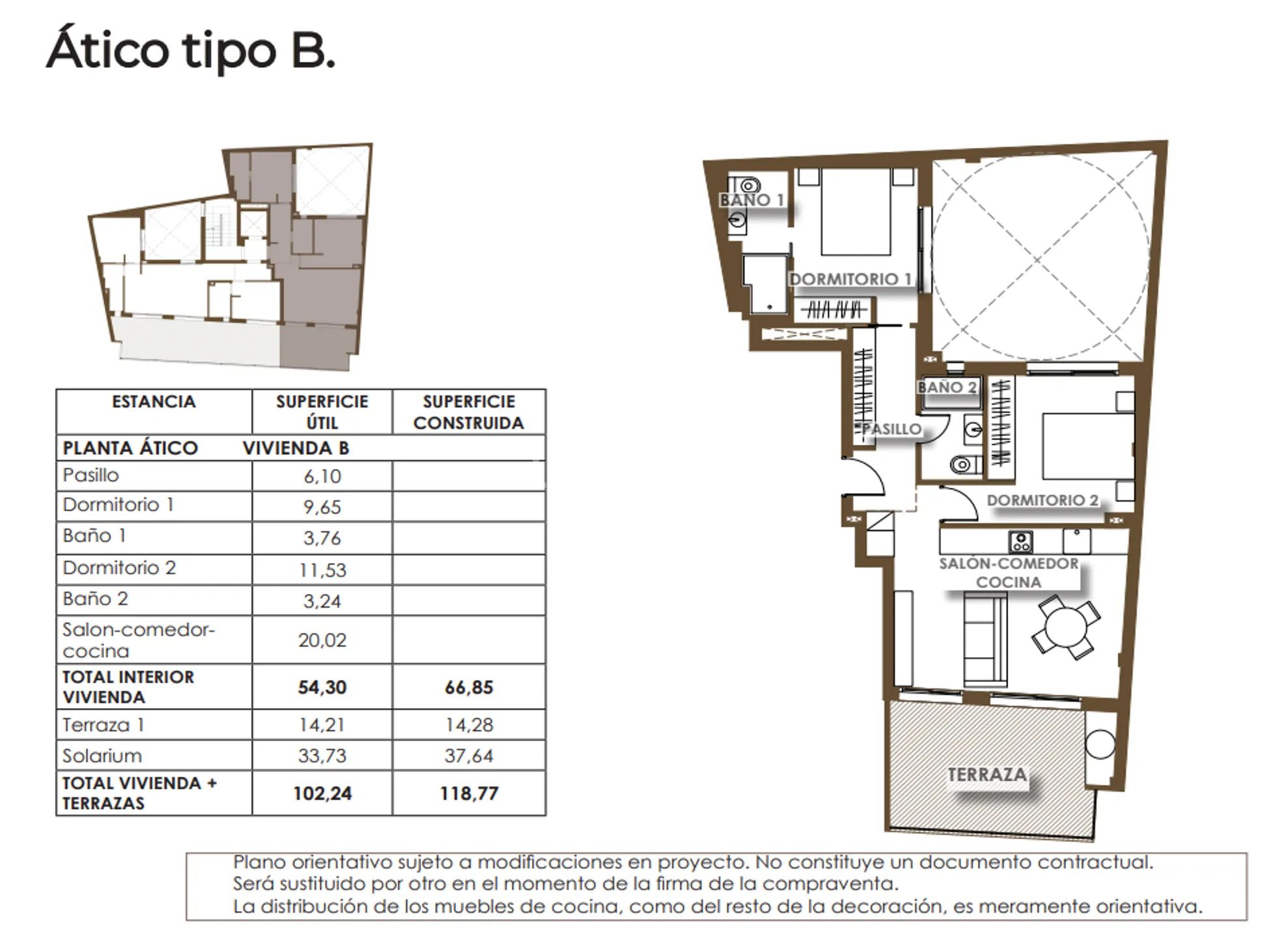Modern Penthouse in Torrevieja — Floor Plan 1