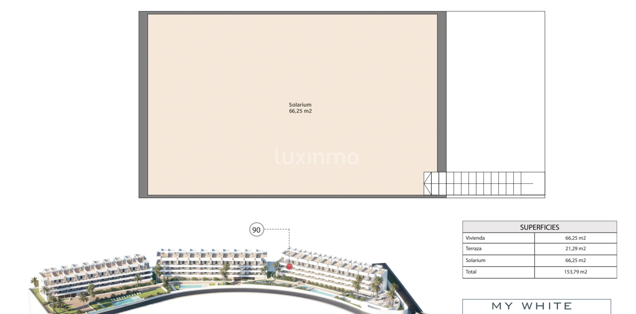 Nowoczesny penthouse w Urb. Balcón de Finestrat — Floor Plan 1