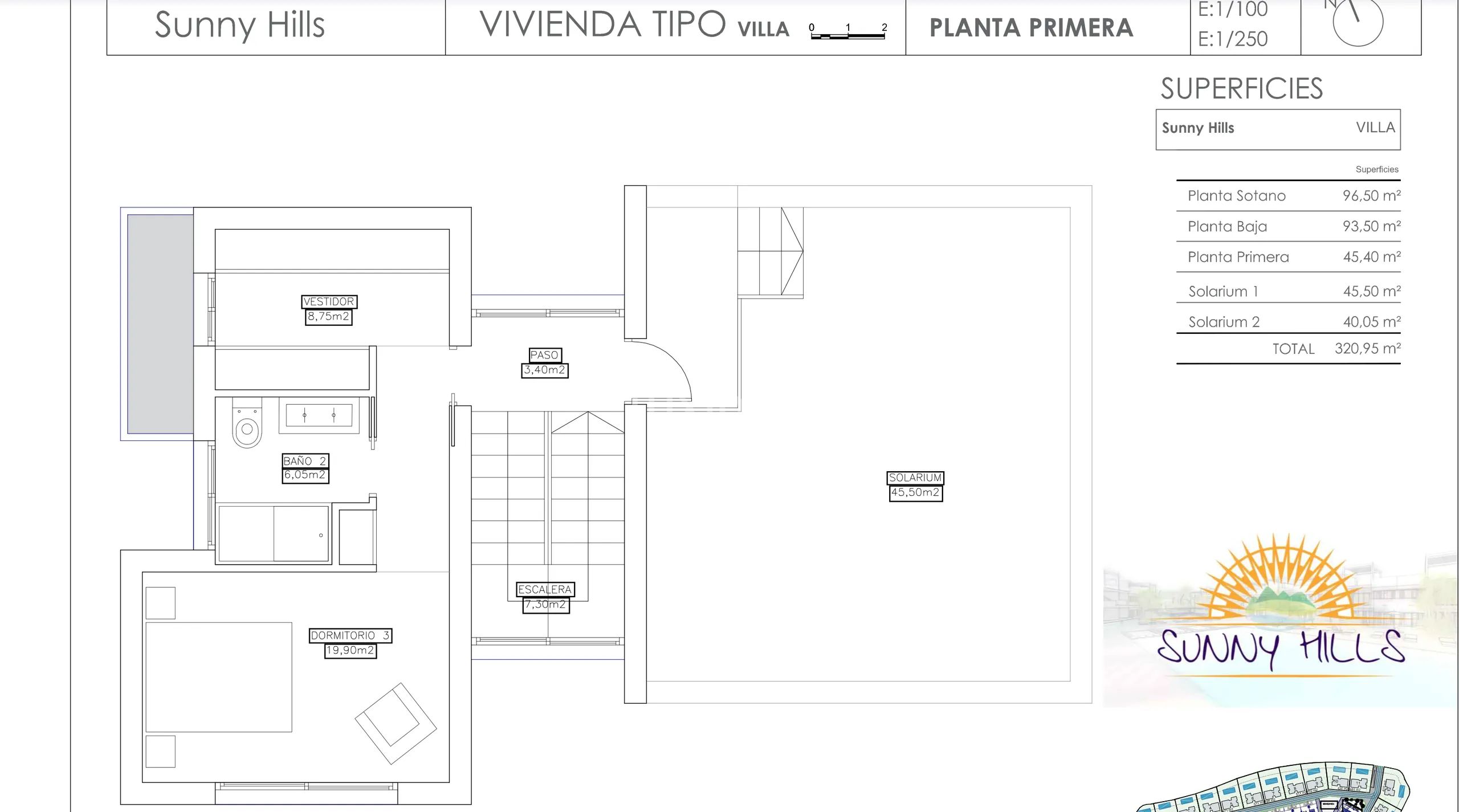 Moderne nybygd villa med 5 soverom og svømmebasseng i Finestrat — Floor Plan 3